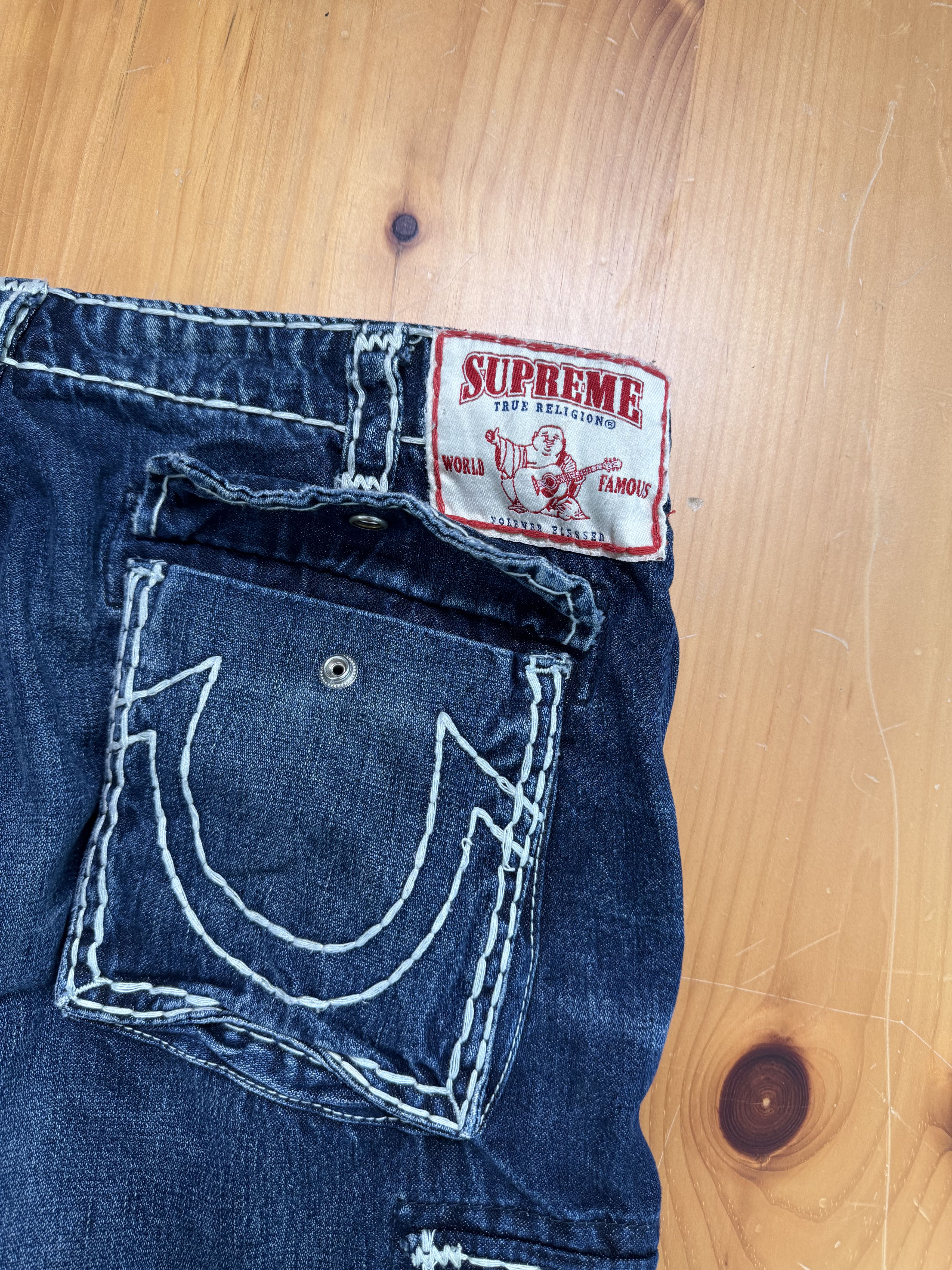 Supreme Supreme True Religion Denim Cargo Pants Jeans Size US 36 / EU 52 - 6 Thumbnail