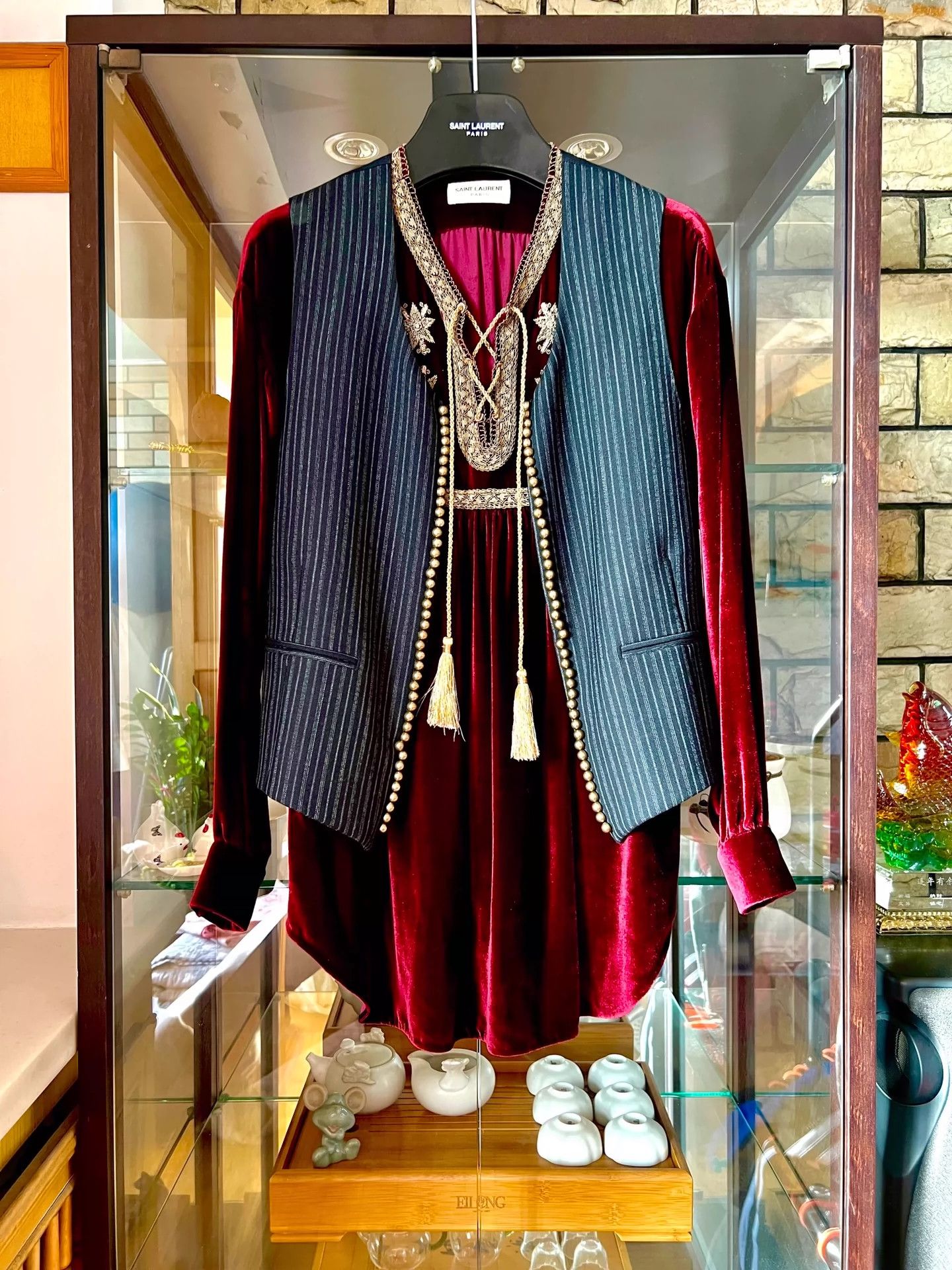 Saint Laurent Paris Saint Laurent Paris Copper bead vest Size US M / EU 48-50 / 2 - 1 Thumbnail