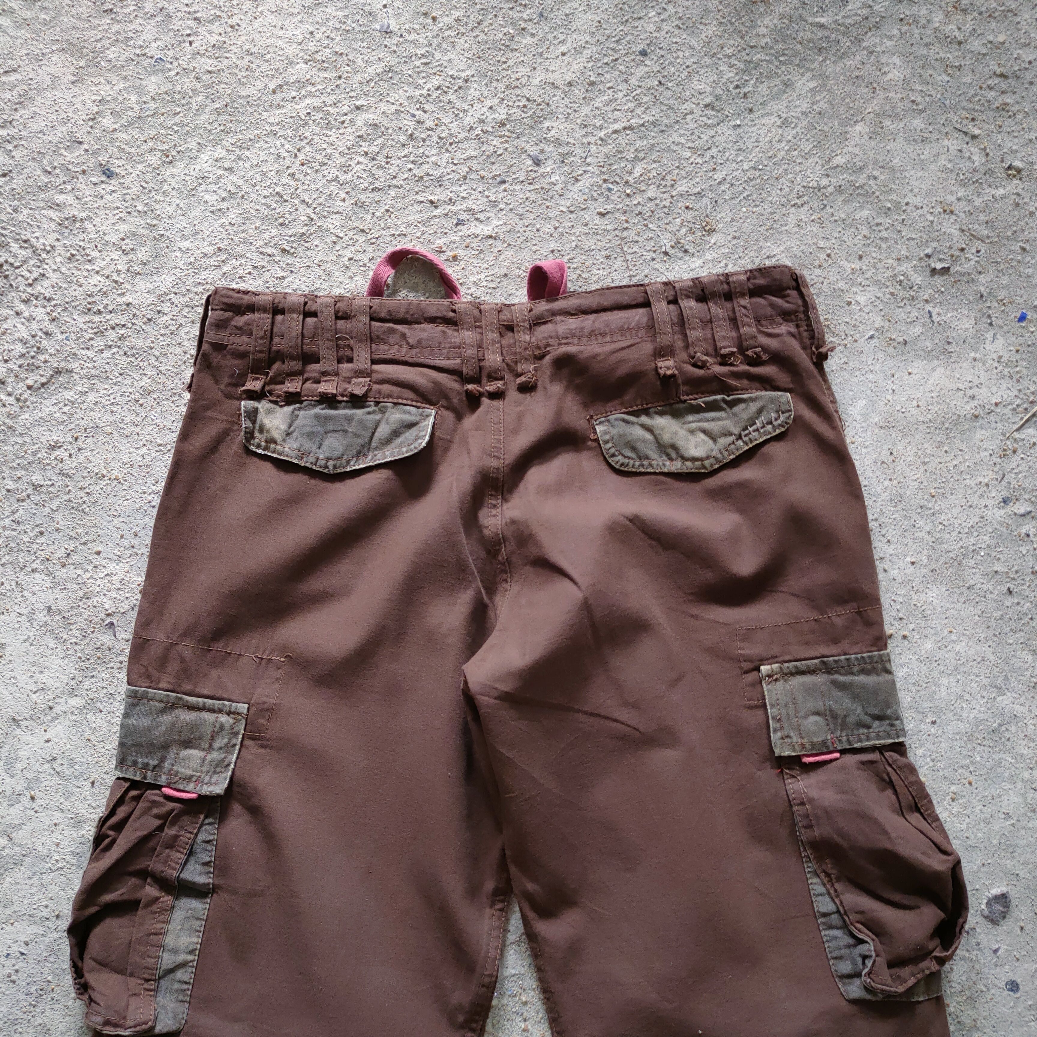 Japanese Brand × Vintage VINTAGE BREATH MINT 8 POCKET BROWN CARGO PANTS Size US 34 / EU 50 - 9 Thumbnail