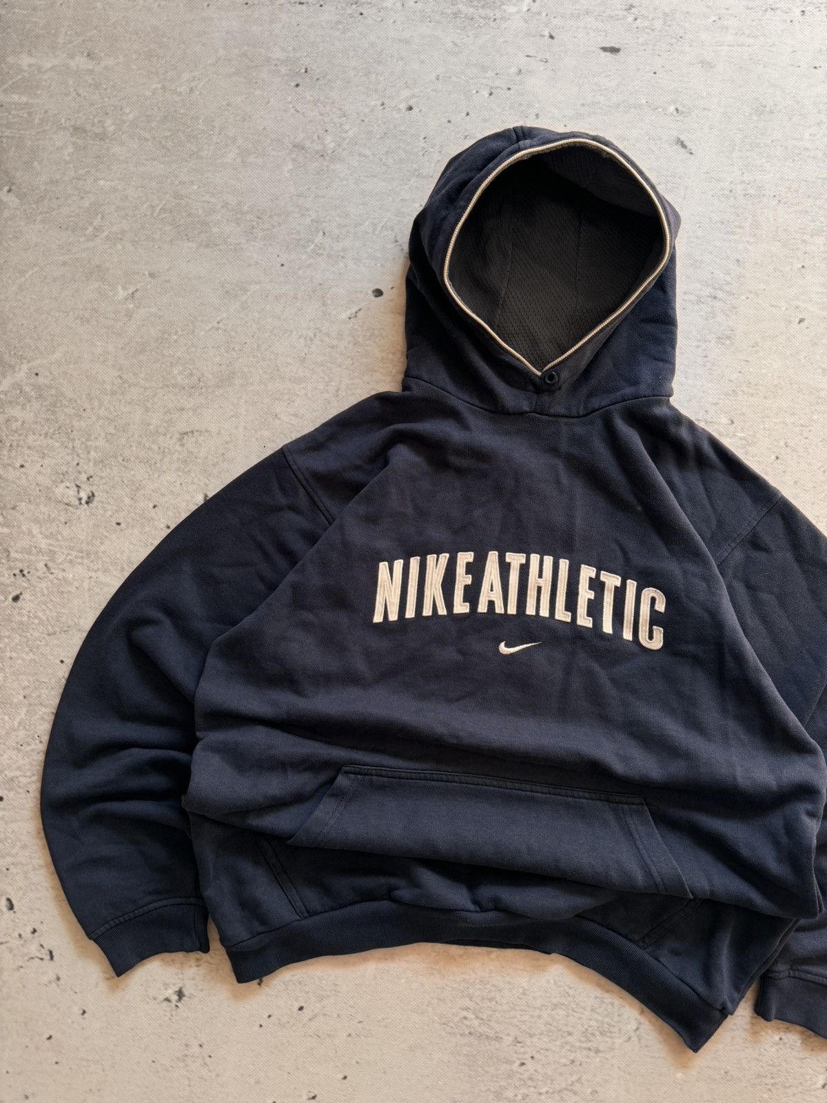 Nike × Vintage NIKE VINTAGE CENTER LOGO OVERSIZE BOXY HOODIE Size US S / EU 44-46 / 1 - 2 Thumbnail
