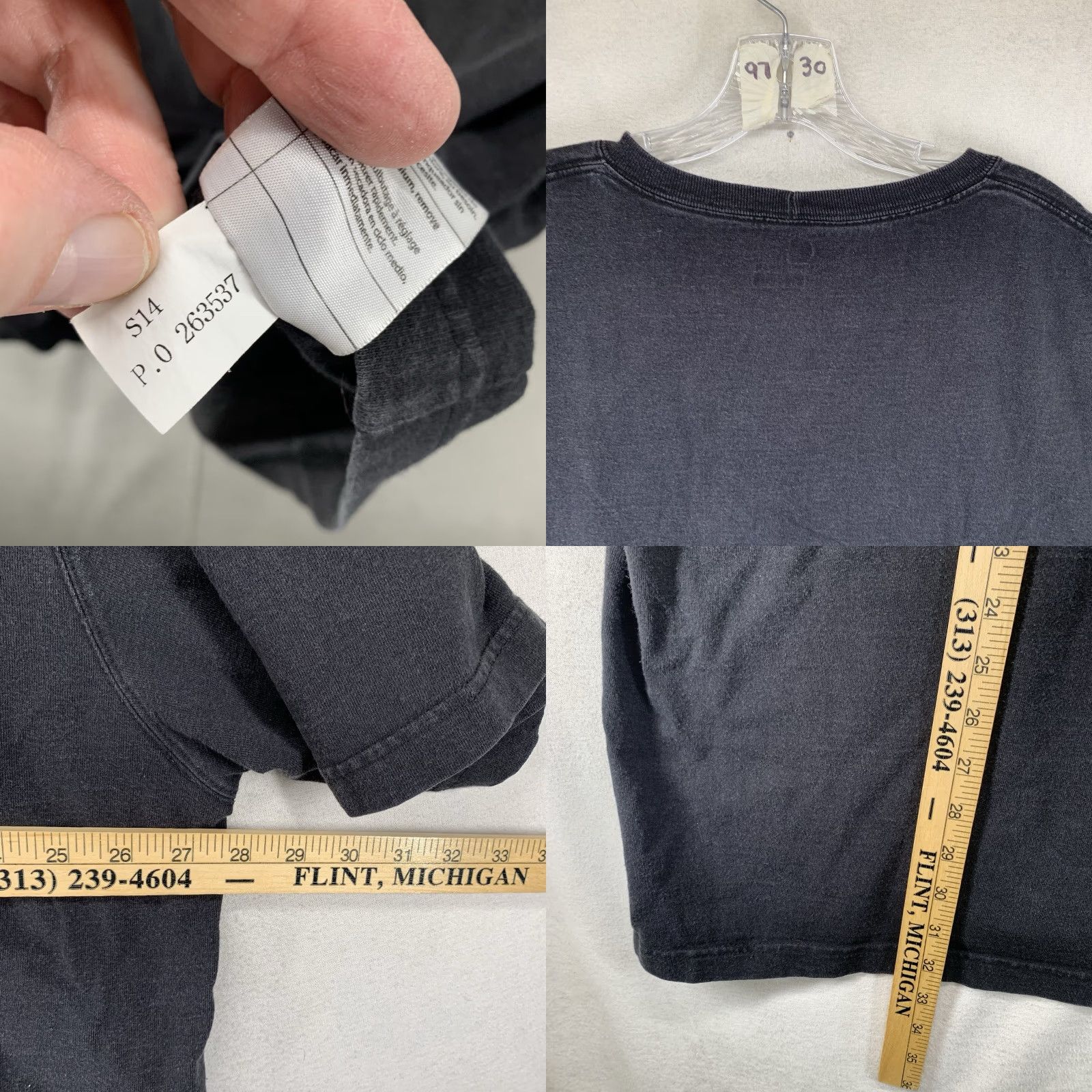 Carhartt Carhartt Mens 2XL T-Shirt Short Sleeve Crew Neck Solid Black Logo 2010s 2014 K87 Regular Fit Size US XXL / EU 58 / 5 - 8 Thumbnail