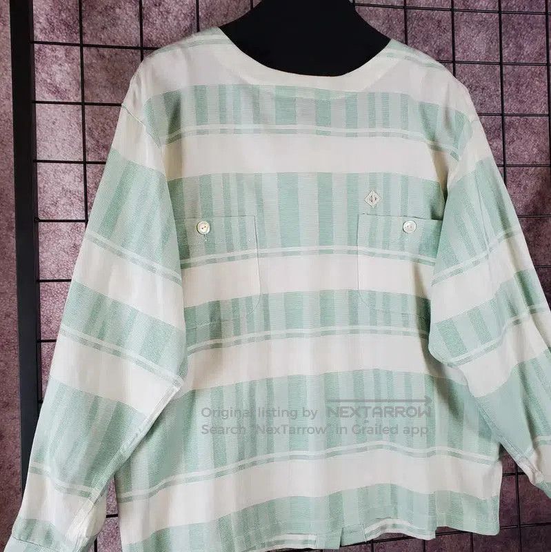 Dior Dior Summer Green Embroidered Logo Crop Shirt . Size M / US 6-8 / IT 42-44 - 4 Thumbnail