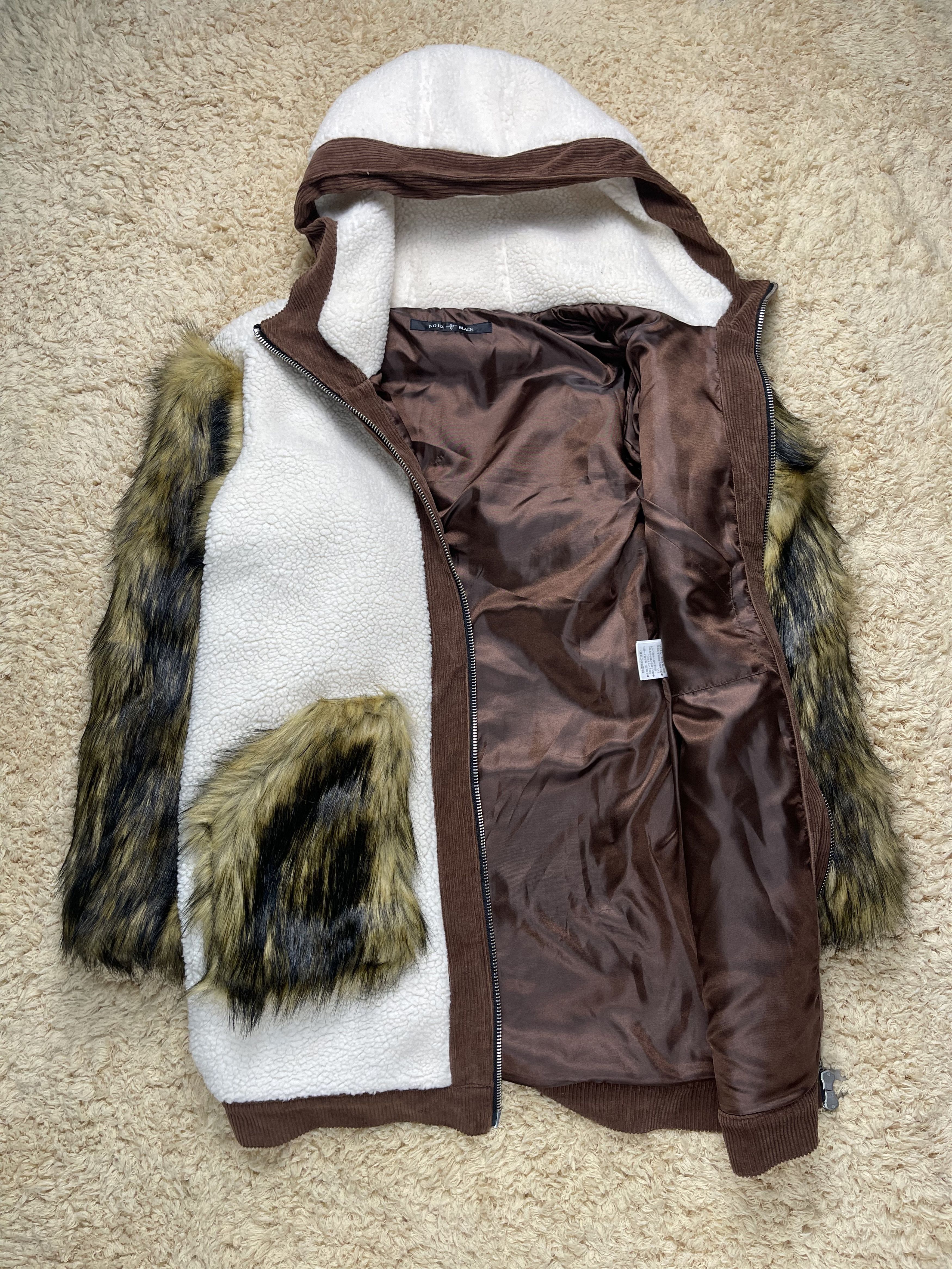 NO ID NO. ID Black 2017 Faux Fur Parka Size US XL / EU 56 / 4 - 4 Thumbnail