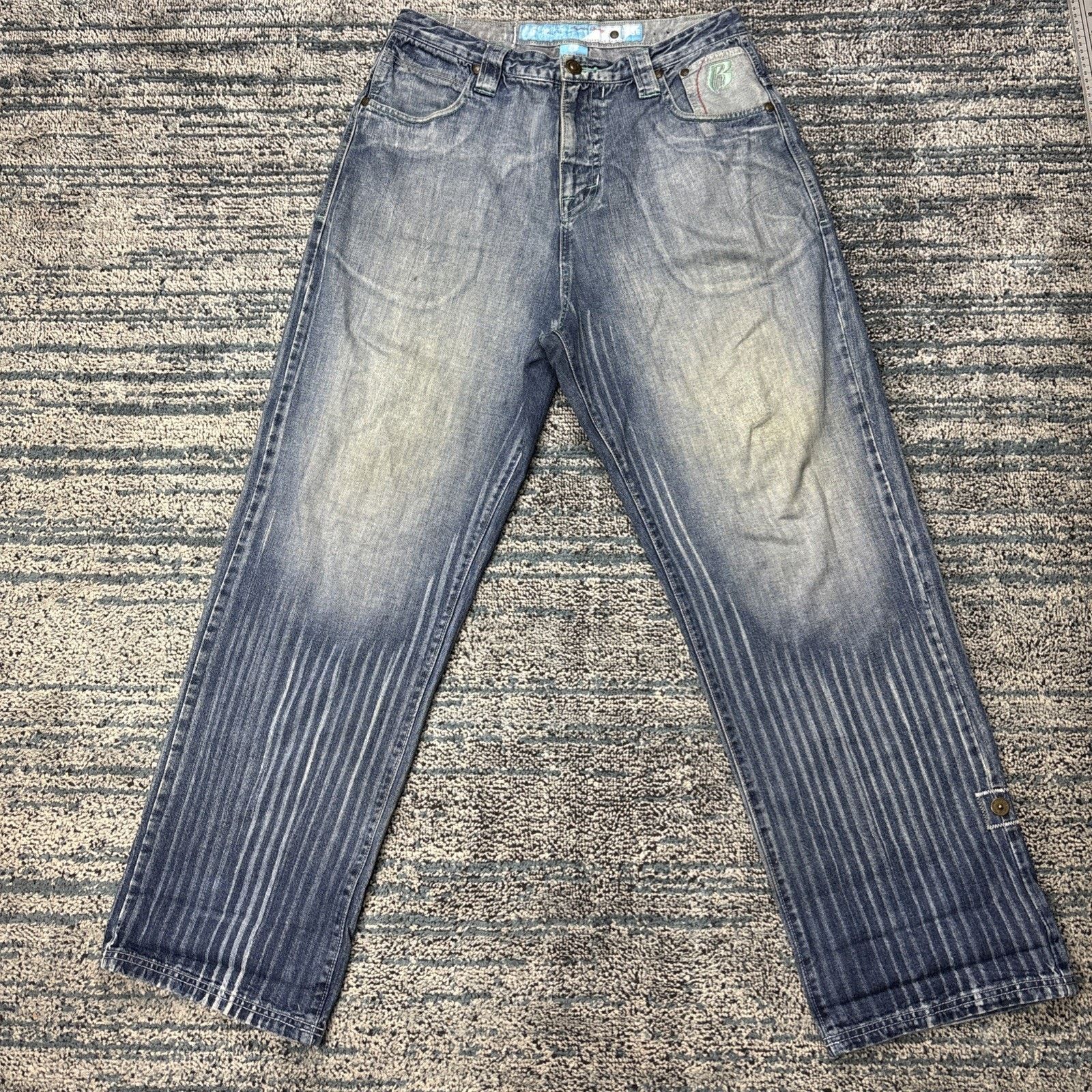 Ruff Ryders Vintage Y2k Ruff Ryders Baggy Denim Blue JeansMen’s 32 x 36 Size US 32 / EU 48 - 1 Thumbnail