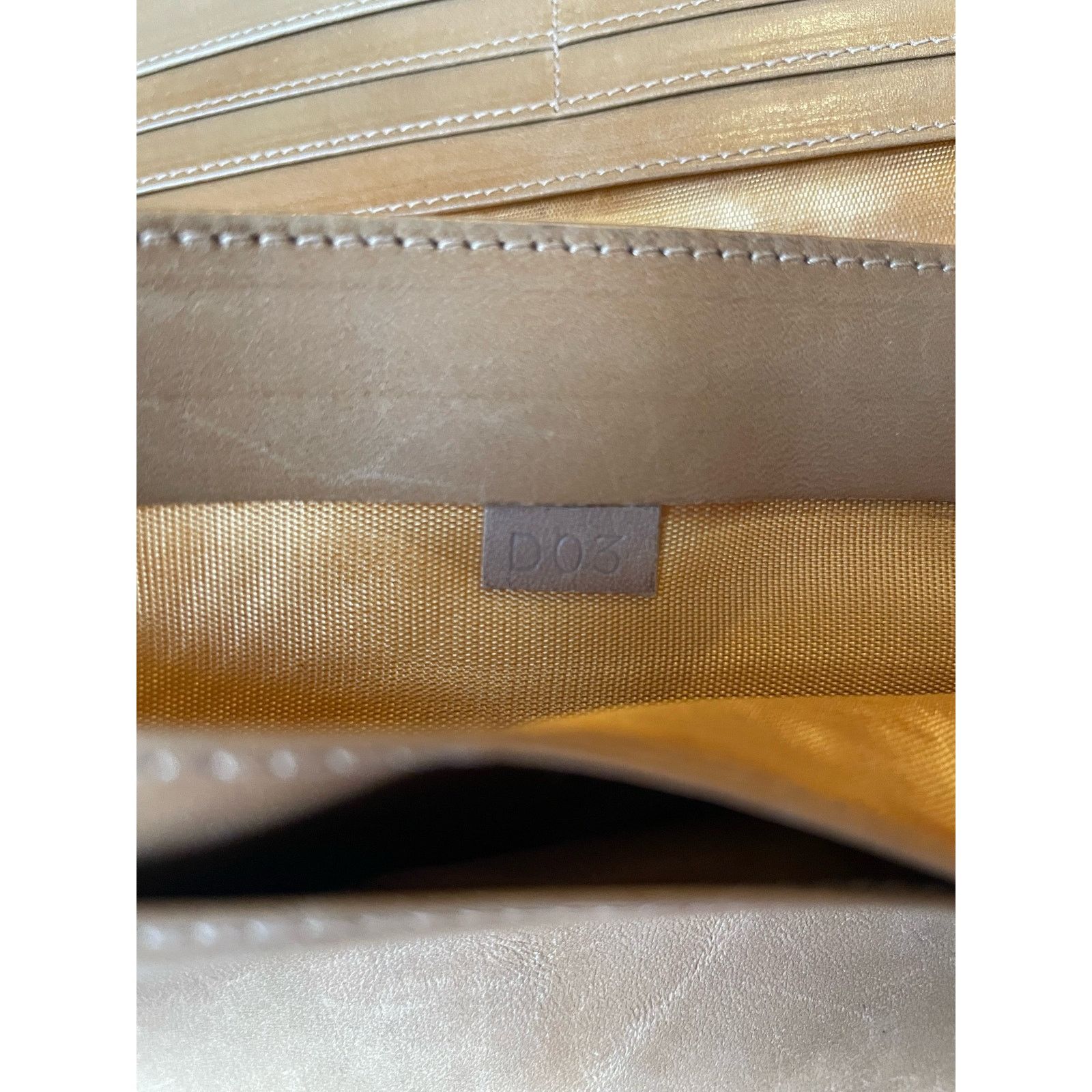 Celine Vintage Céline Macadam Checkbook Wallet Beige Size ONE SIZE - 15 Thumbnail