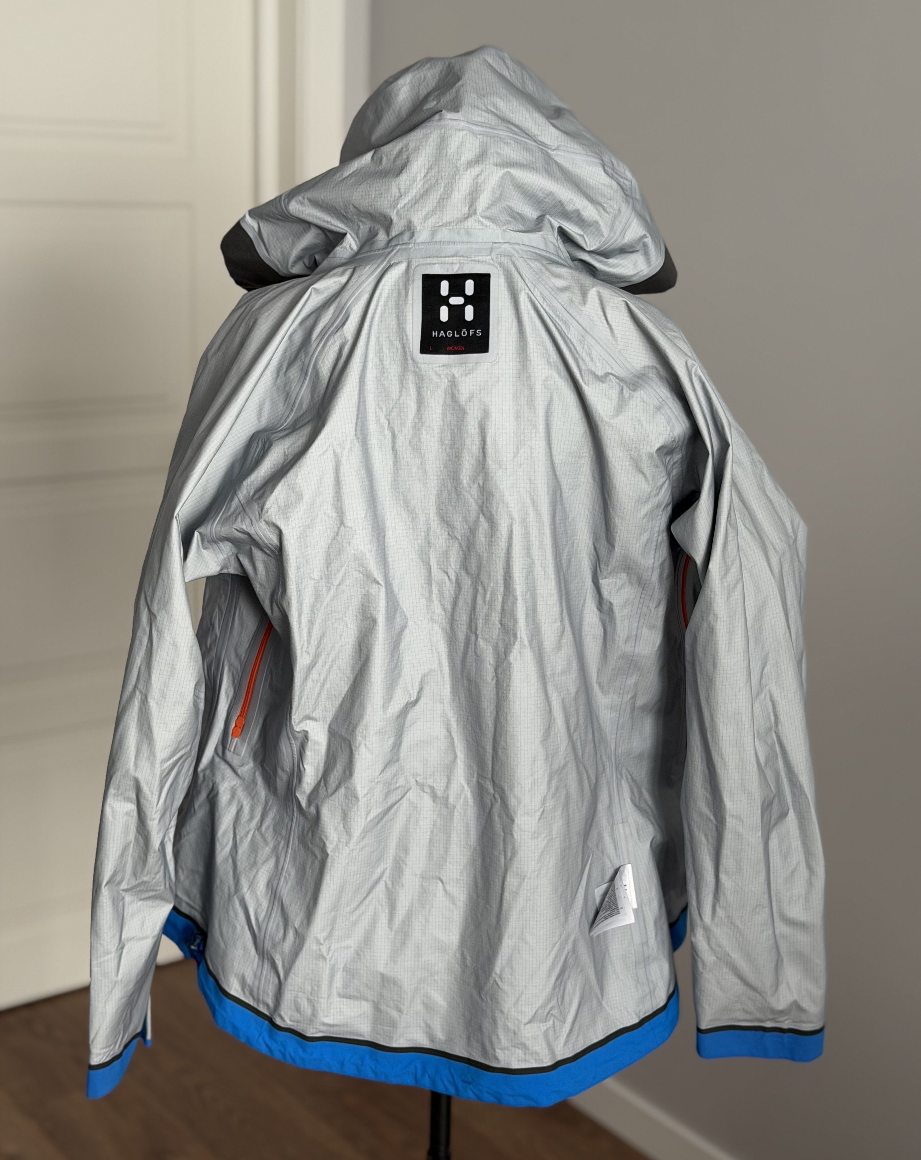 Haglofs HAGLOFS BKV ROC Spirit Gore-Tex Pro Jacket Size L Blue Size L / US 10 / IT 46 - 14 Thumbnail