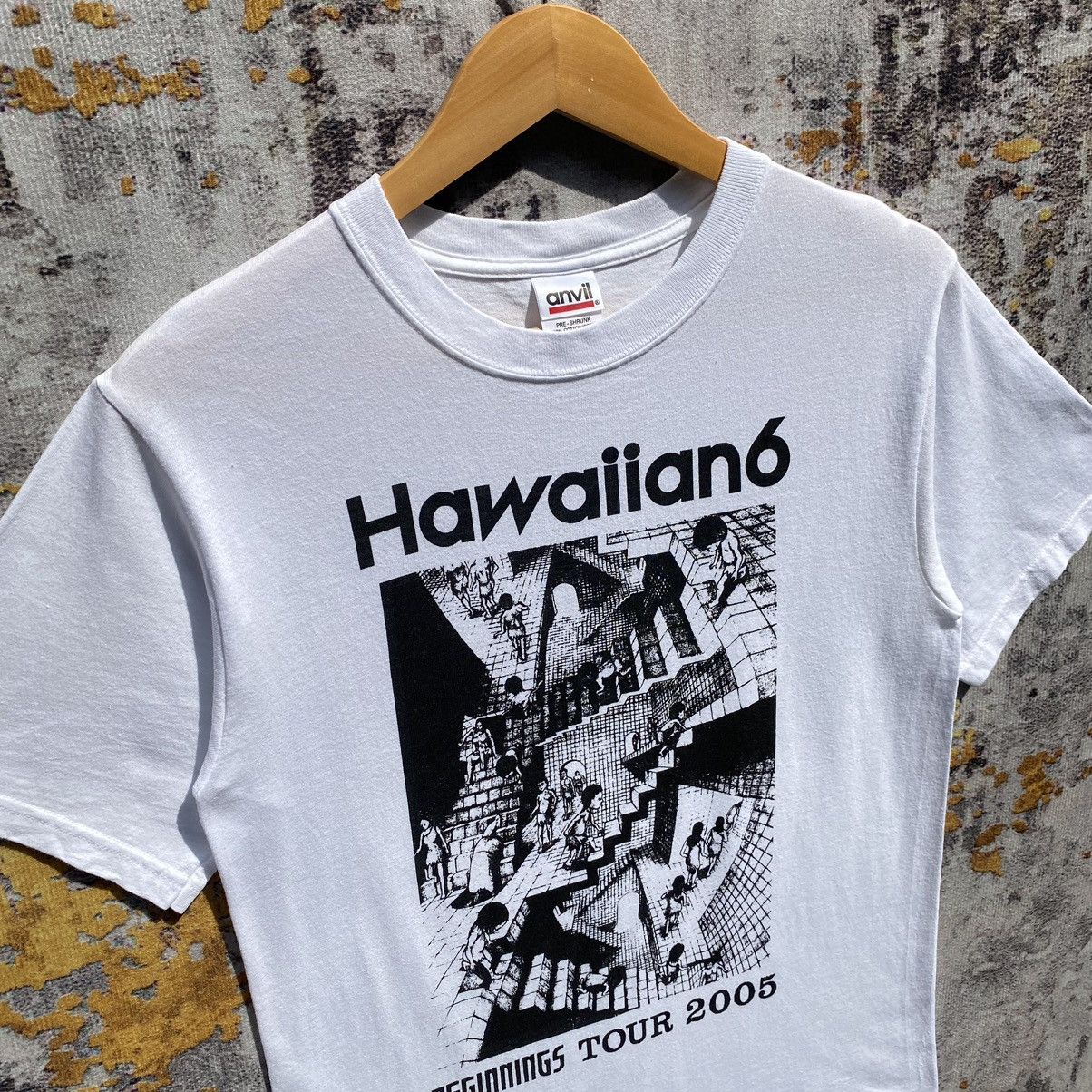 Band Tees Vintage Hawaiian 6 Band Tee Japan Hardcore Punk Rock Genre Size US S / EU 44-46 / 1 - 7 Thumbnail