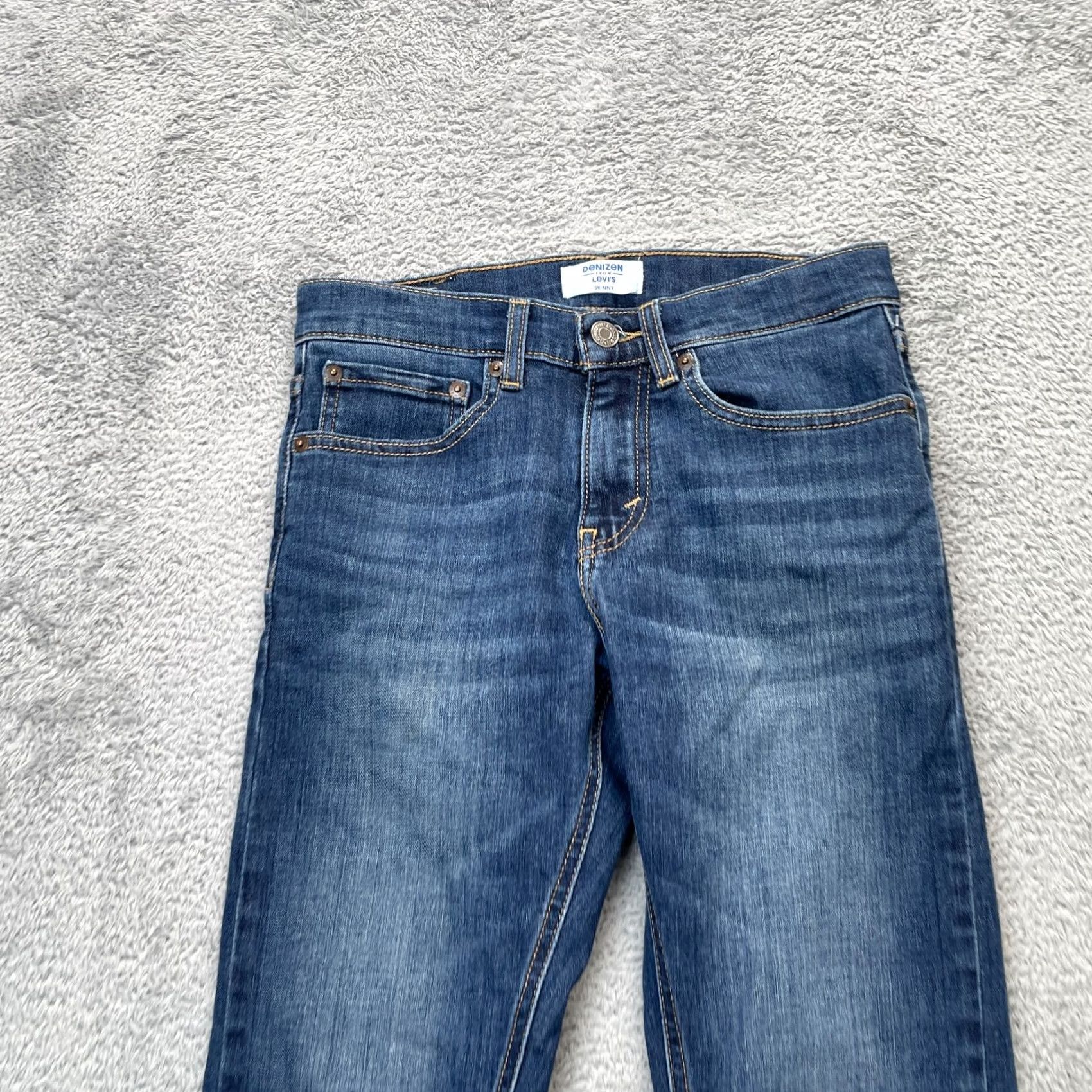 Levi's Levis Jeans Womens 26x27 Blue Denim Skinny Leg 5-Pocket Denim Cotton Stretch Jeans Regular Womens Size 26" / US 2 / IT 38 - 5 Thumbnail