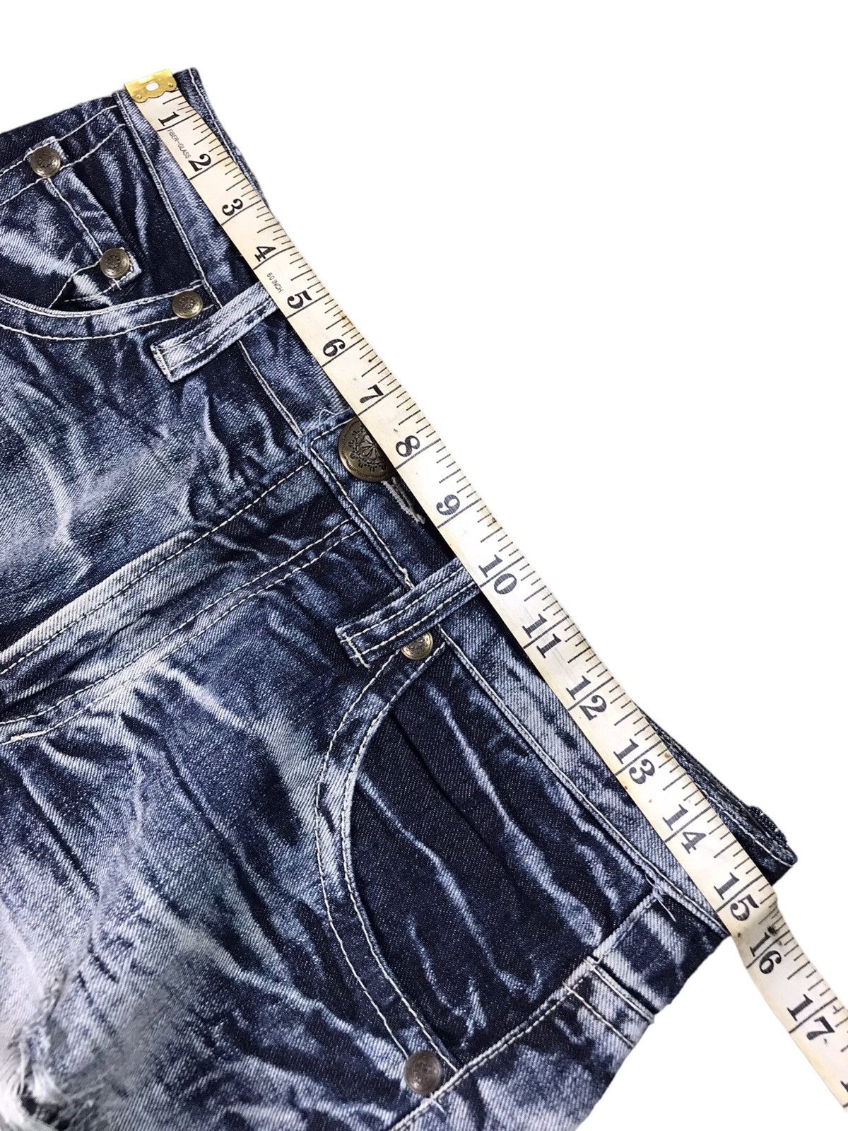 Japanese Brand Vintage Distressed SPEED TRASH JEANS Size US 32 / EU 48 - 15 Thumbnail