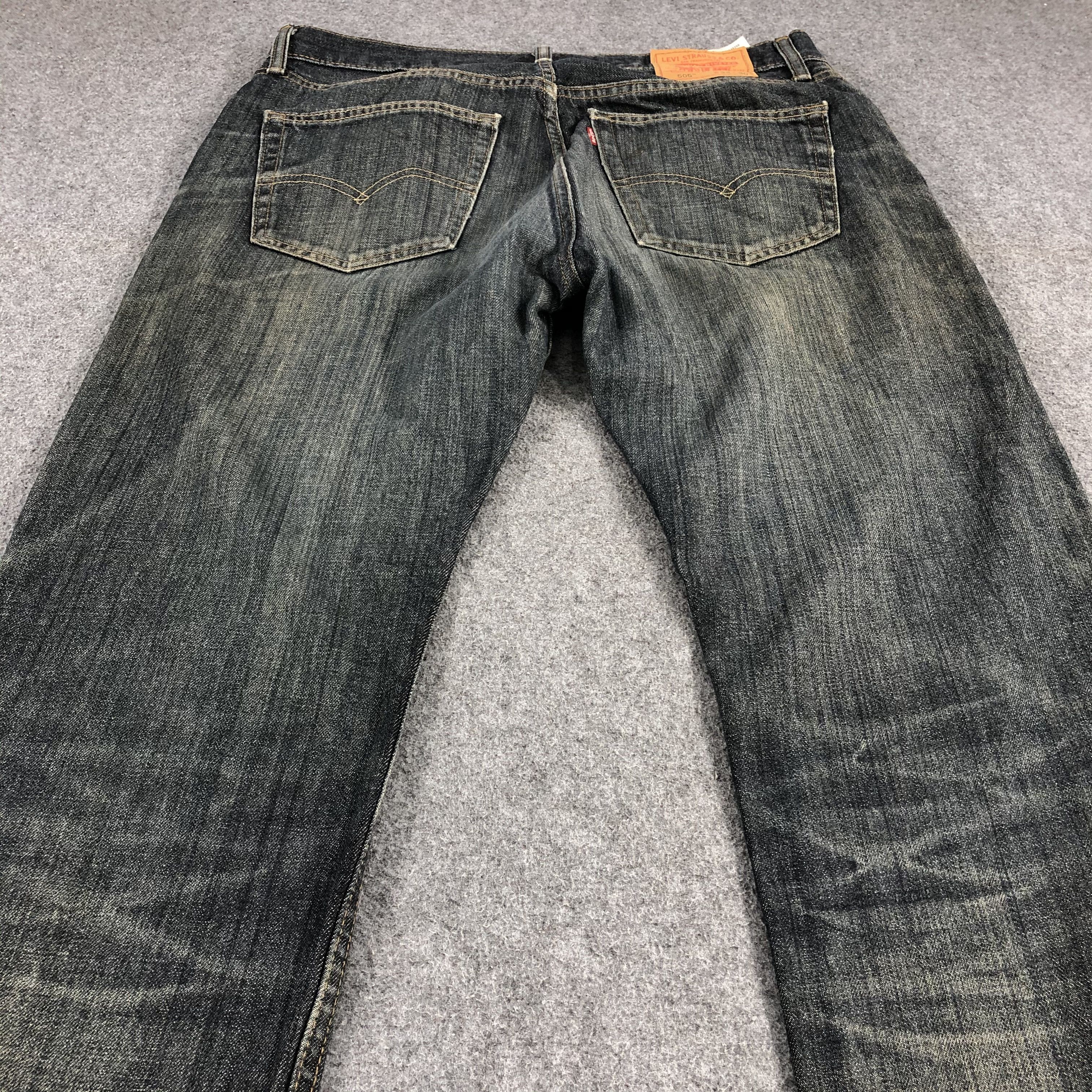 Levi's × Vintage Vintage Distress Mud Wash Levis 505 Jeans-JM1309 Size US 36 / EU 52 - 4 Thumbnail