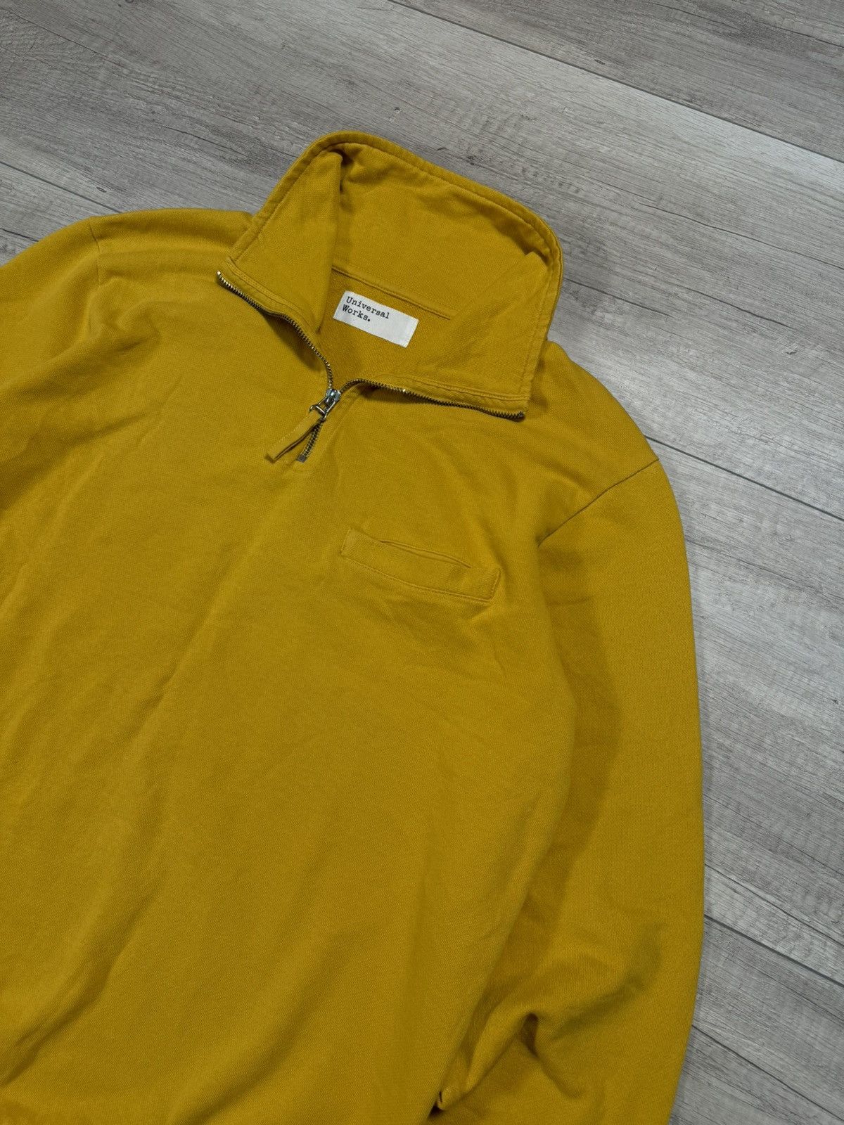 Universal Works UNIVERSAL WORKS DIAGLOOPBACK ZIP NECK SWEATSHIRT Size US M / EU 48-50 / 2 - 3 Thumbnail