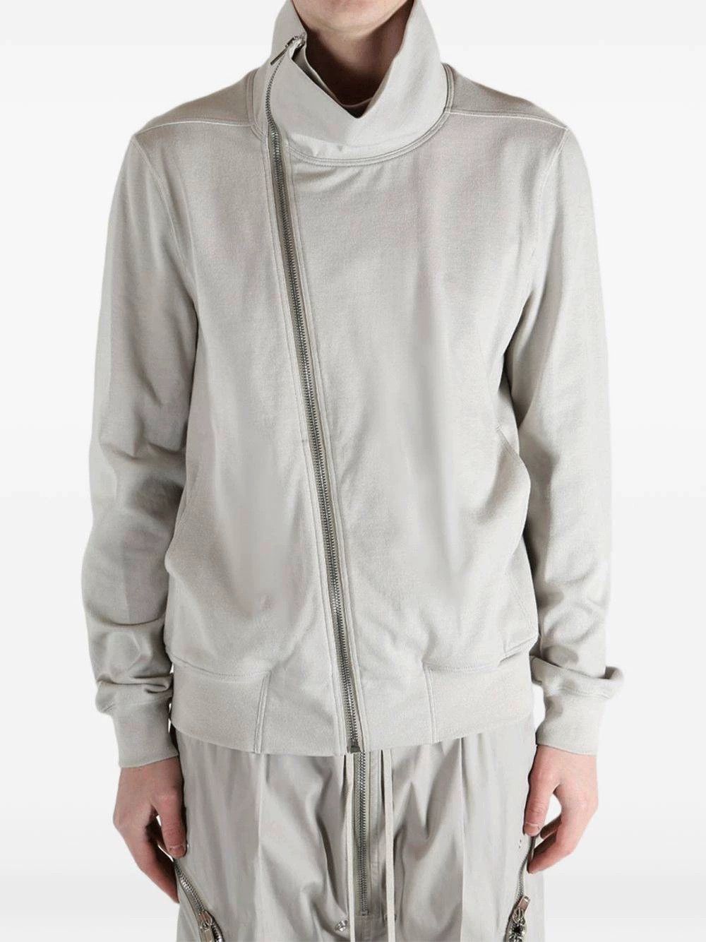 Rick Owens Rick Owens FW25 Main Line Slant Zip Jacket Size M Size US M / EU 48-50 / 2 - 8 Thumbnail