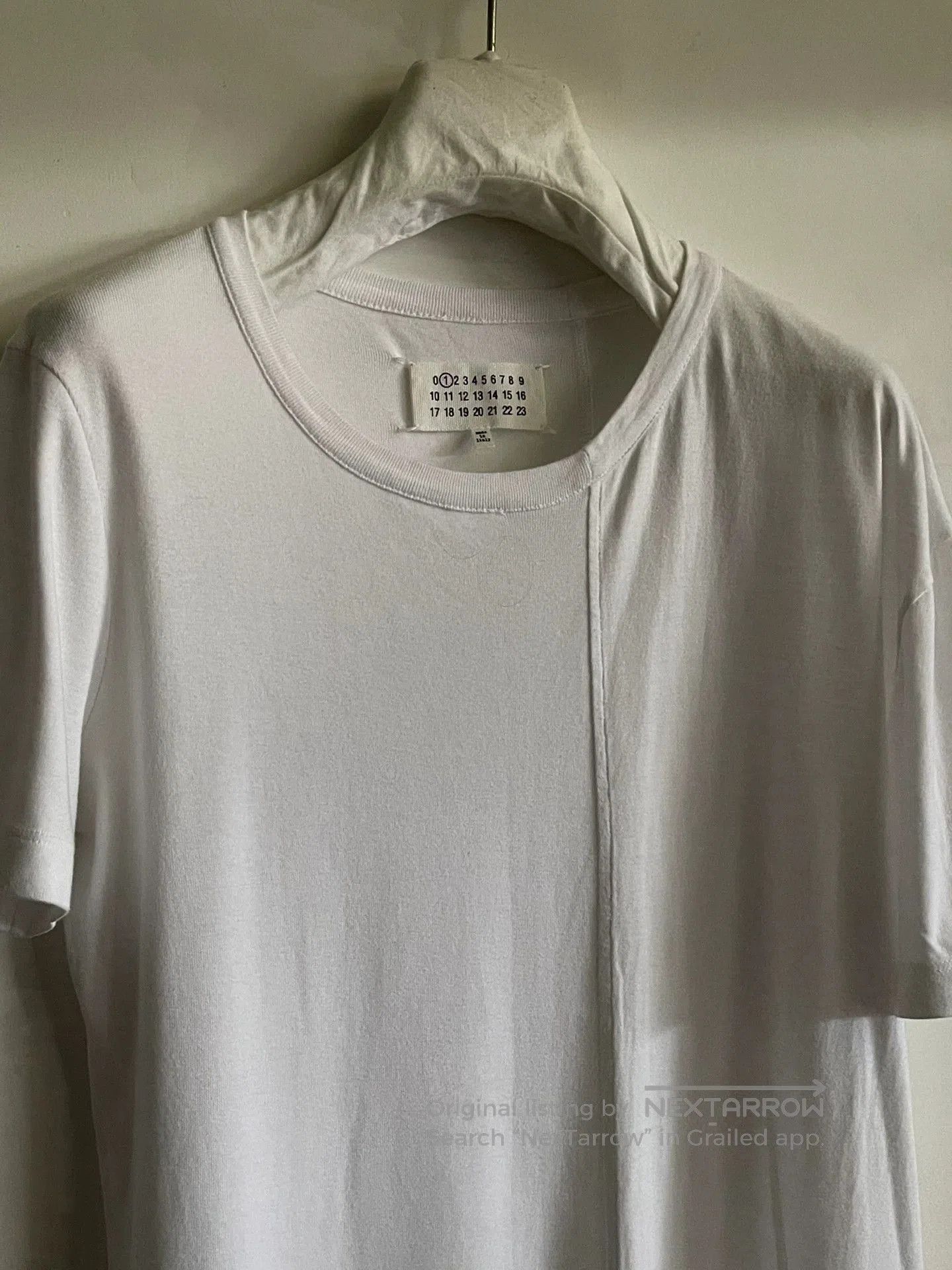Maison Margiela Maison Martin Margiela Asymmetrical Short Sleeve Tee. Size US S / EU 44-46 / 1 - 1 Thumbnail