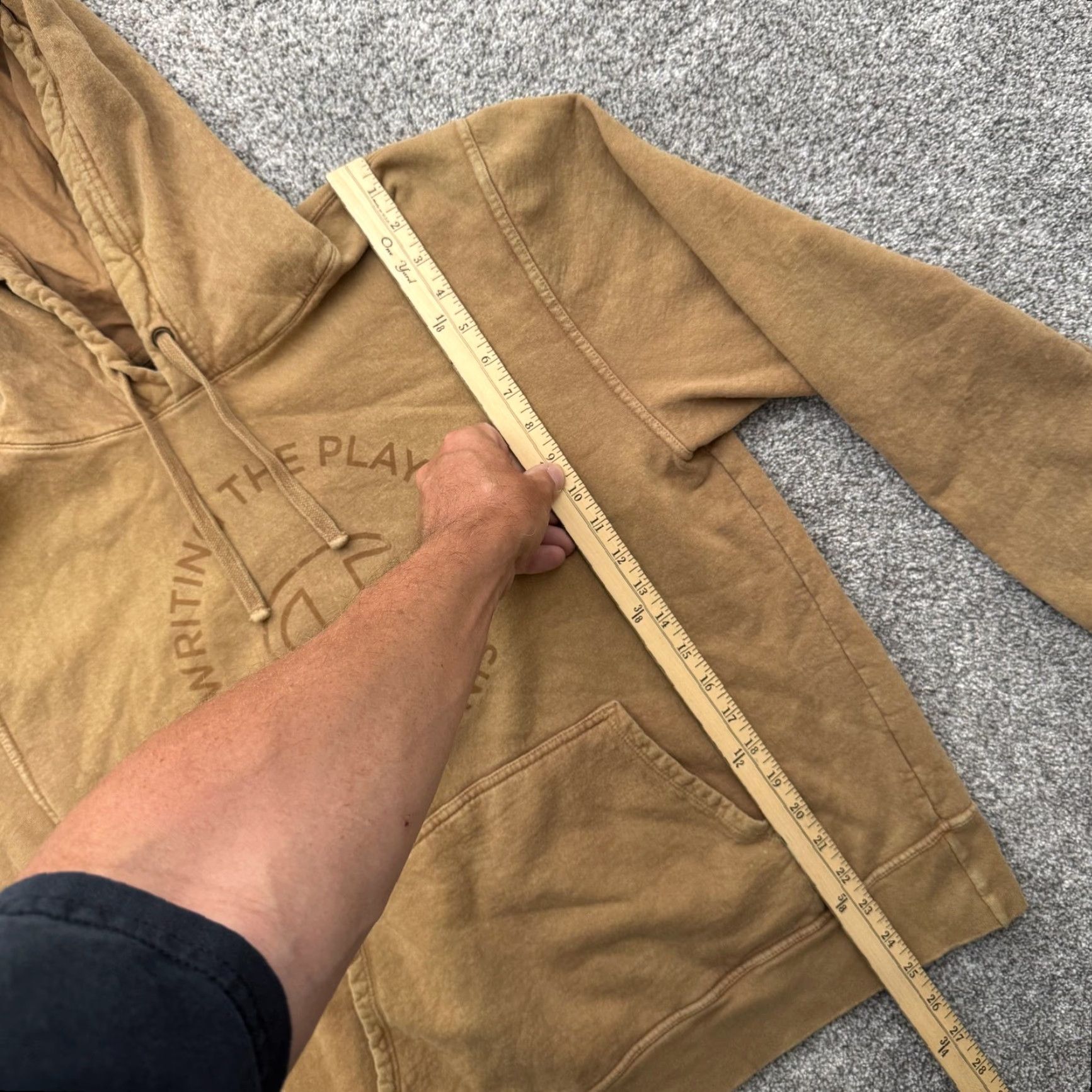 Champion VINTAGE Champion Hoodie Mens Small Pullover Sweatshirt Rewriting the Playbook Since 1919 Brown Graphic Print Pullover Hoodie Mens Small Size US S / EU 44-46 / 1 - 2 Thumbnail