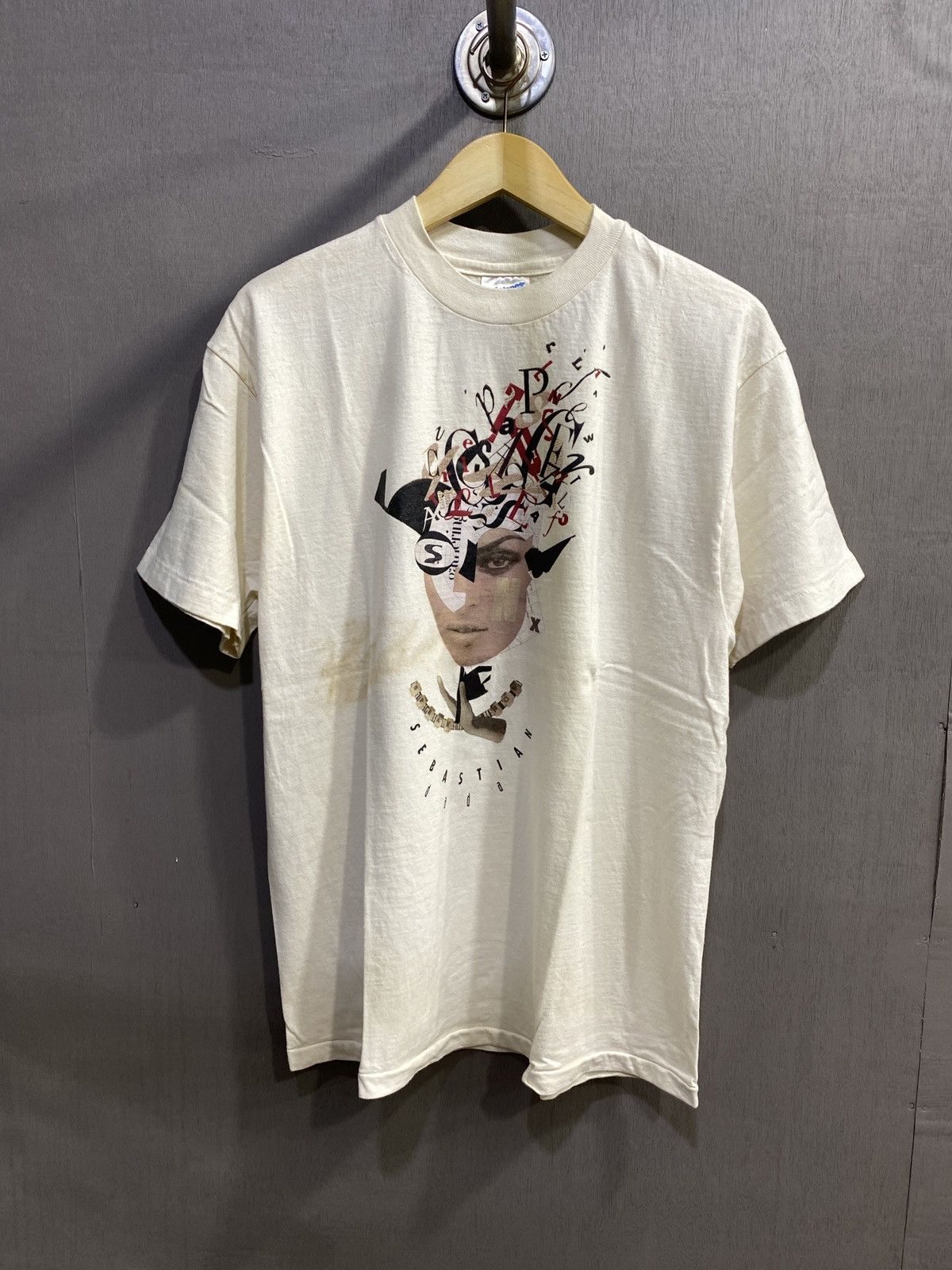 Hanes Vintage 90’s Sebastian Dada Art Tshirt Size US L / EU 52-54 / 3 - 1 Thumbnail