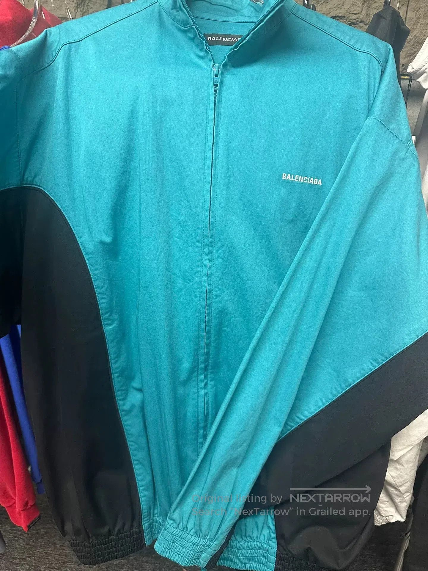Balenciaga Balenciaga Blue Black Jacket. Size US XS / EU 42 / 0 - 1 Thumbnail