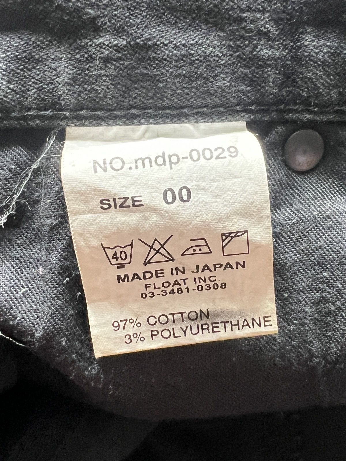 Japanese Brand Moonage Devilment 🇯🇵 Drop Crotch Skinny Jeans Size US 30 / EU 46 - 12 Thumbnail
