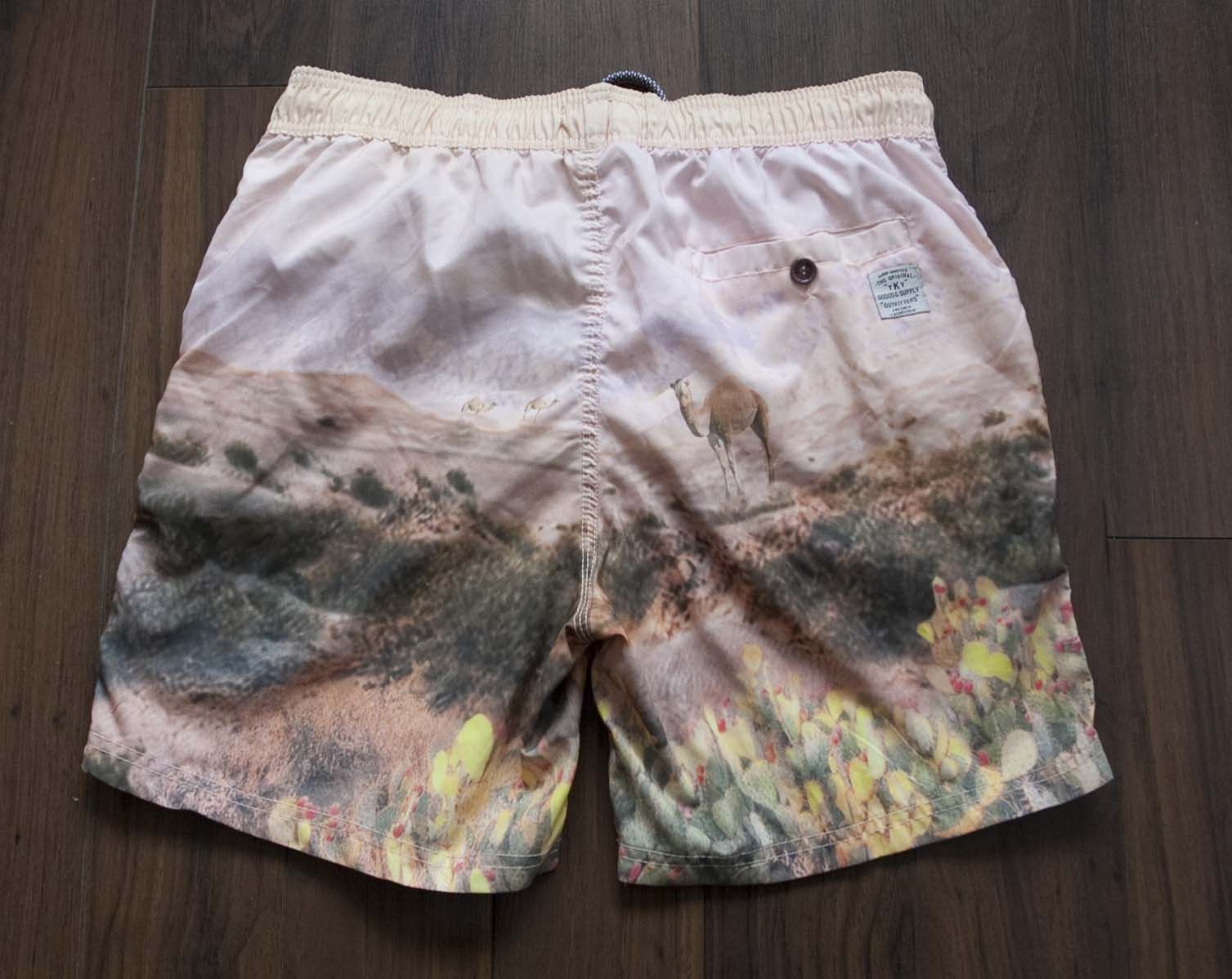 Other Tokyo Laundry Swim Shorts Camel Desert Size M/ 33 Size US 33 - 2 Thumbnail