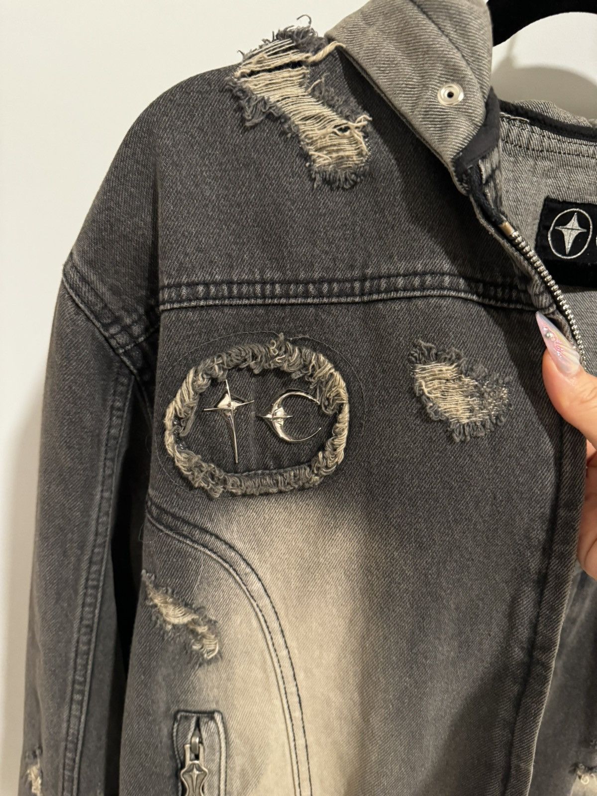 Thug Club Thug Club Hooded Denim Jacket Size US M / EU 48-50 / 2 - 4 Thumbnail