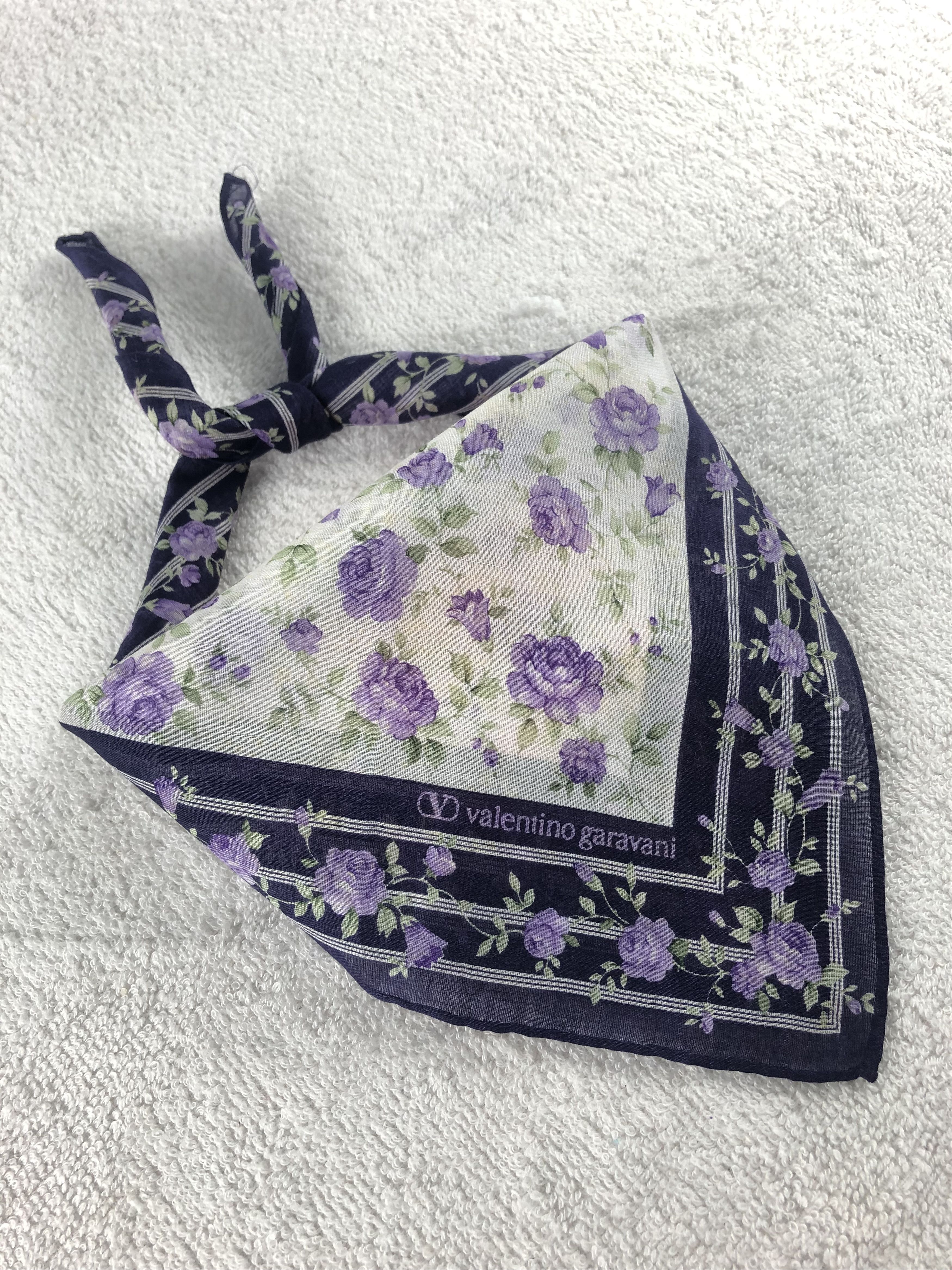 Valentino × Vintage Valentino Garavani Handkerchief / Bandana / Neckerchief Size ONE SIZE - 2 Thumbnail