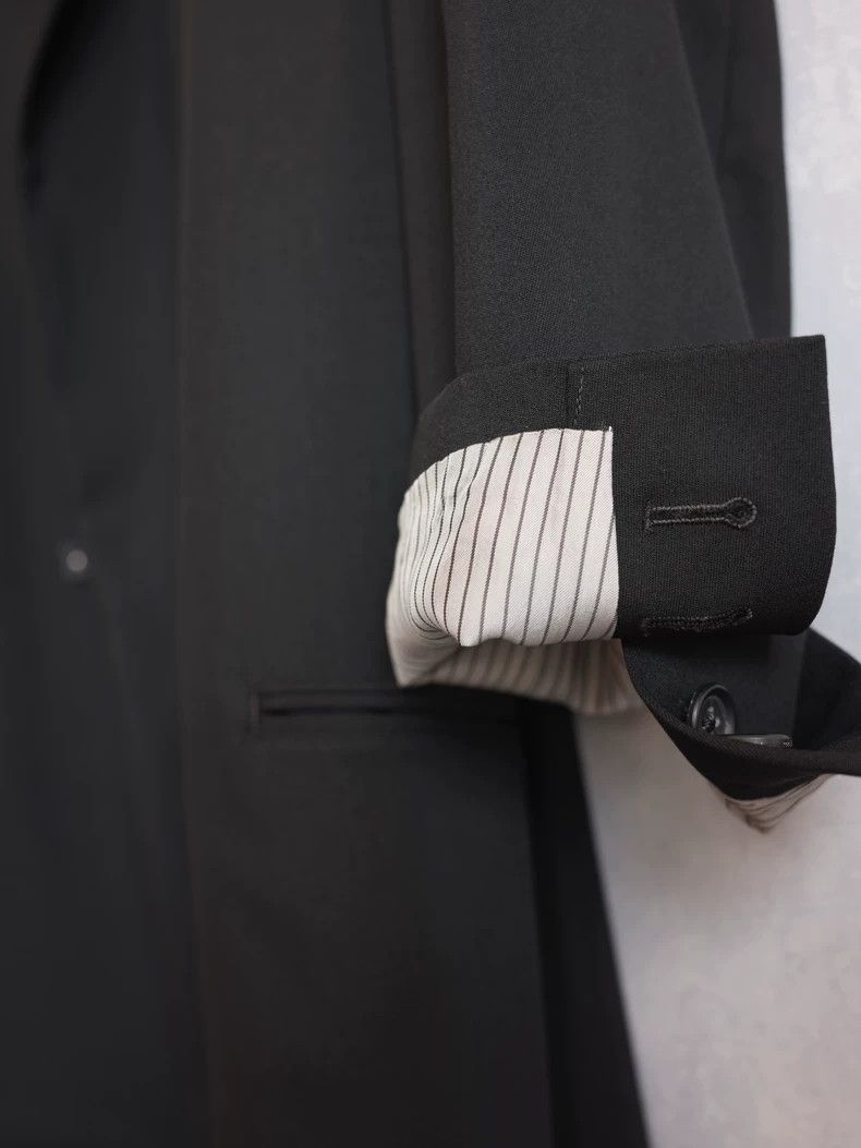 Yohji Yamamoto Yohji Yamamoto 23SS Asymmetrical Double-Breasted Waist Jac Size US M / EU 48-50 / 2 - 8 Thumbnail