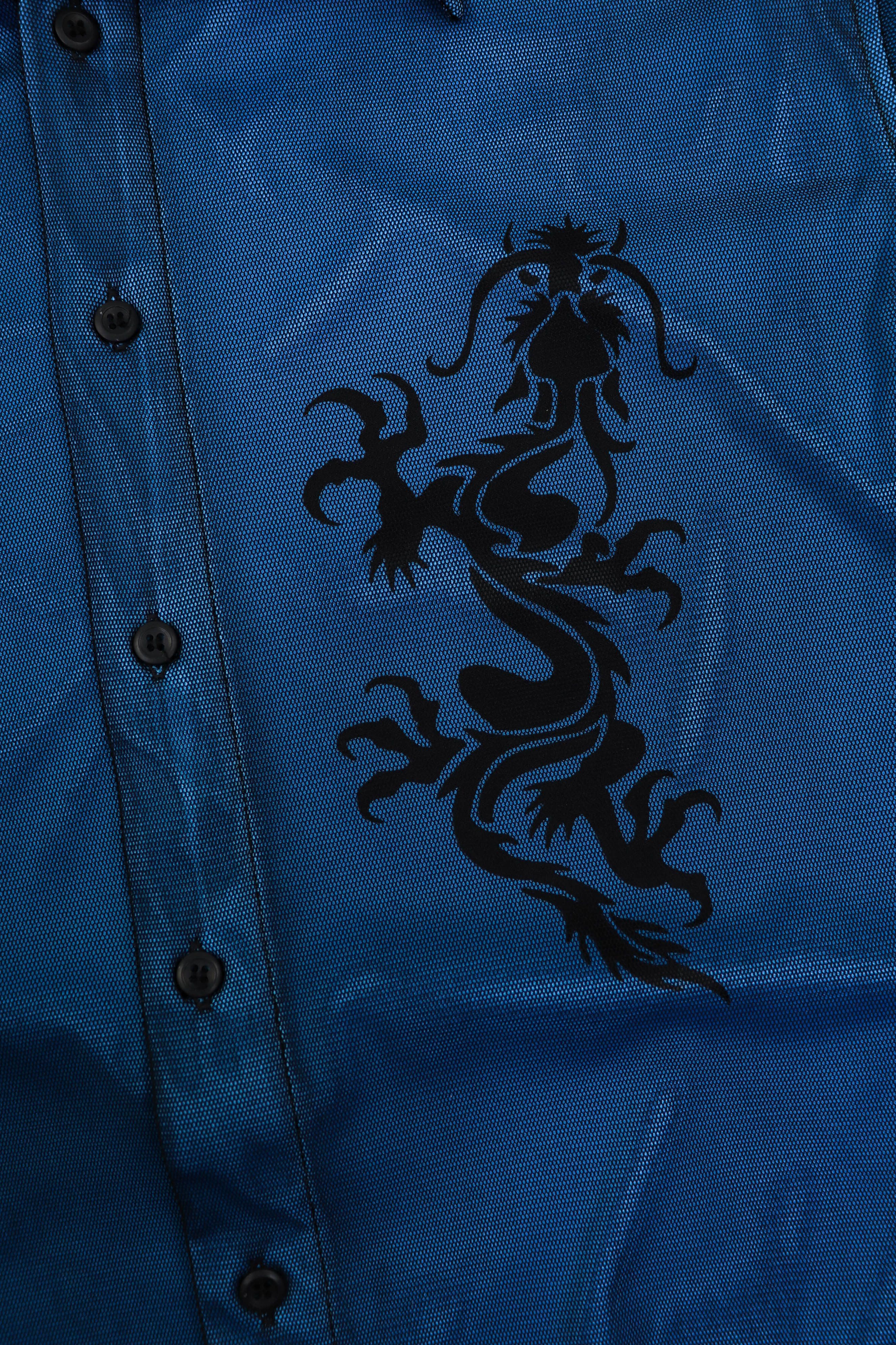 Burton Burton Vintage Dragon Graphics Mesh Double Layered Shirt Size US L / EU 52-54 / 3 - 7 Thumbnail