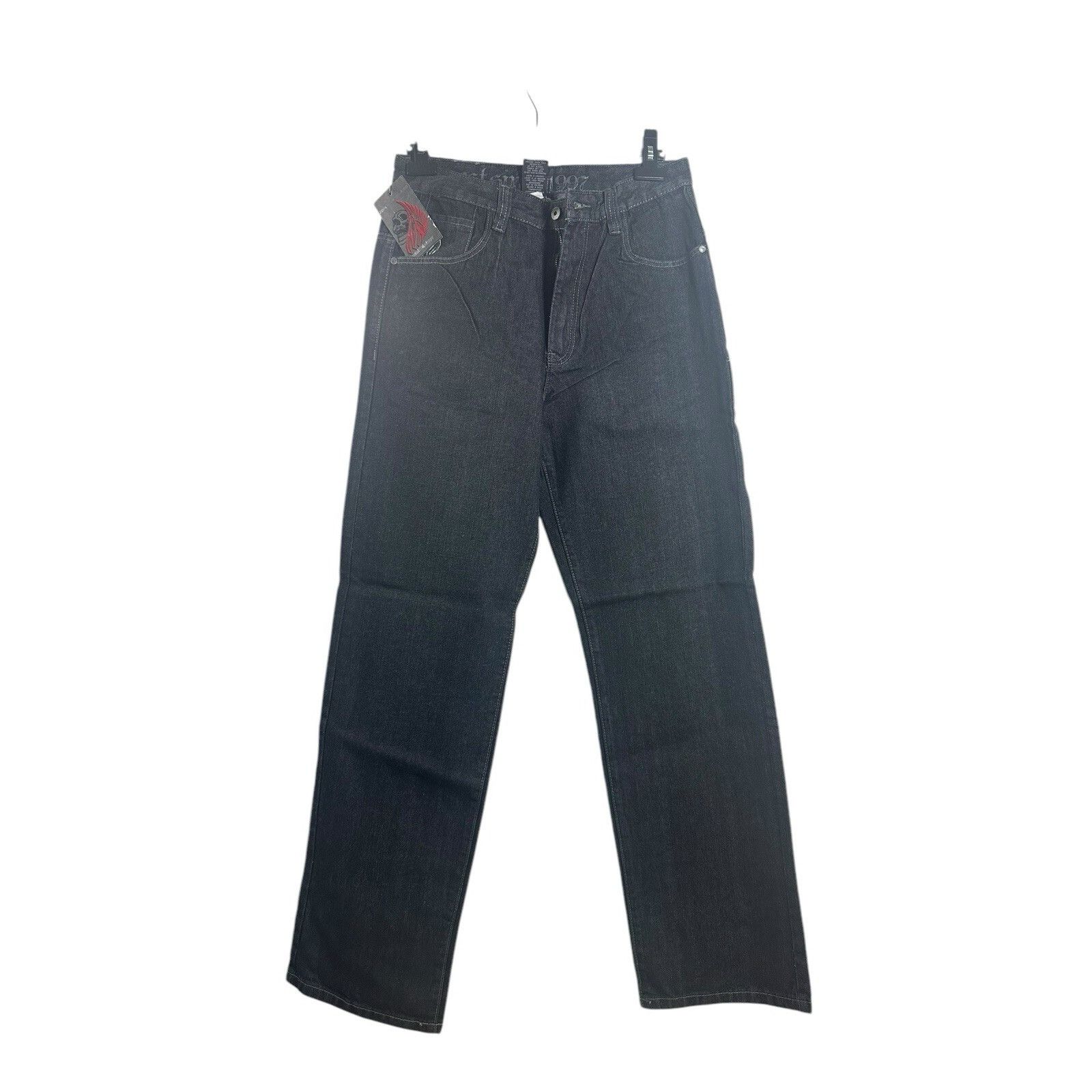 Other Vintage Johnny Blaze Black Denim Jeans Y2K 90’s 2000’s Hip H Size US 34 / EU 50 - 1 Thumbnail