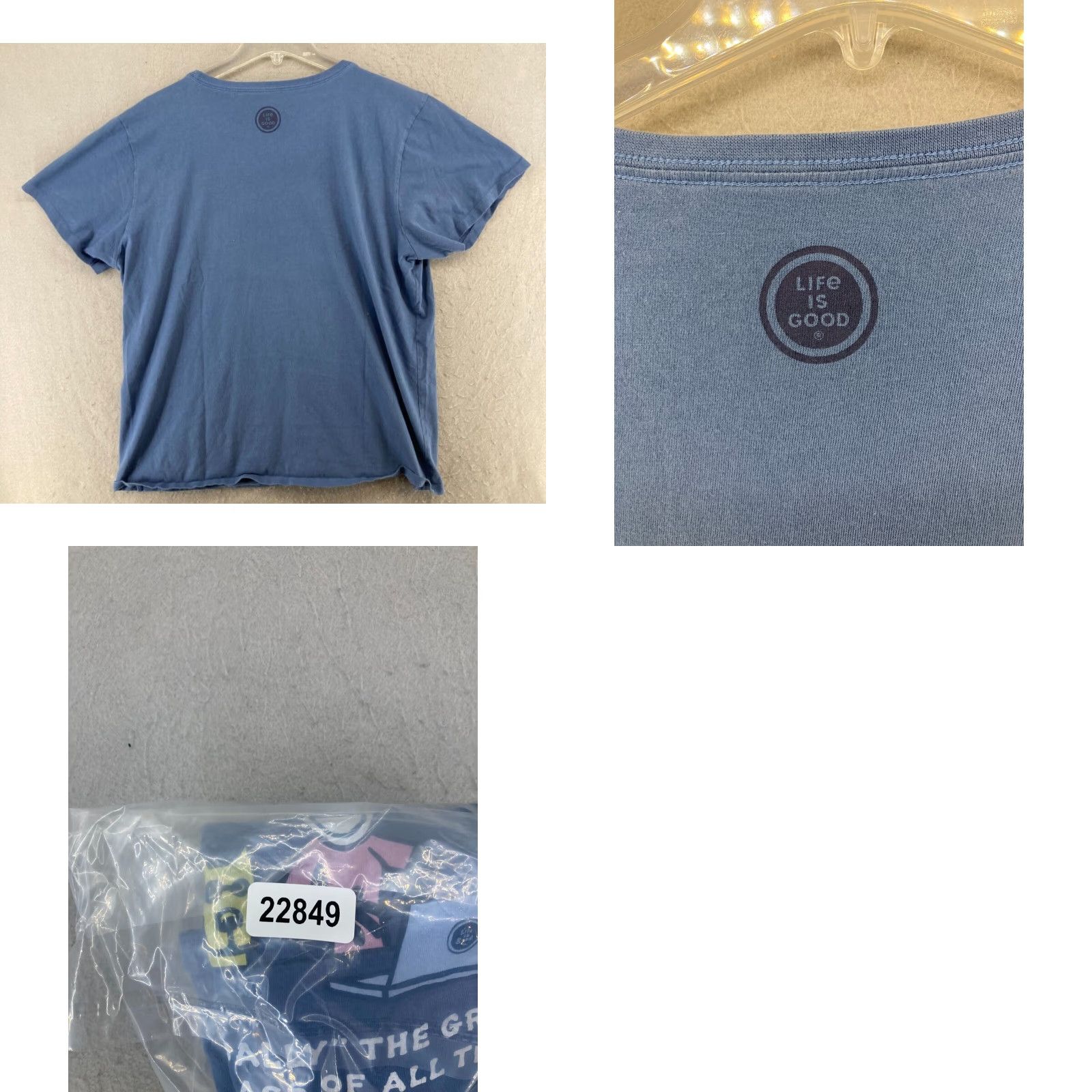 Life is Good Life Is Good Womens TShirt XL Blue Class Of 2020 Graphic Print Short Sleeve Jersey 100% Cotton Regular Size XL / US 12-14 / IT 48-50 - 8 Thumbnail