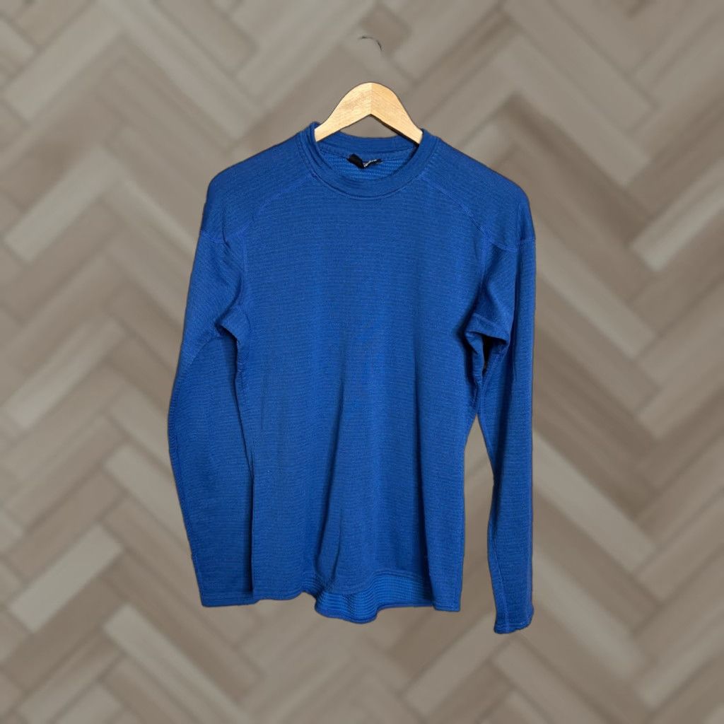Patagonia VINTAGE Patagonia Capilene Shirt Mens M Blue Long Sleeve Base Layer Made USA Vintage Size US M / EU 48-50 / 2 - 1 Thumbnail