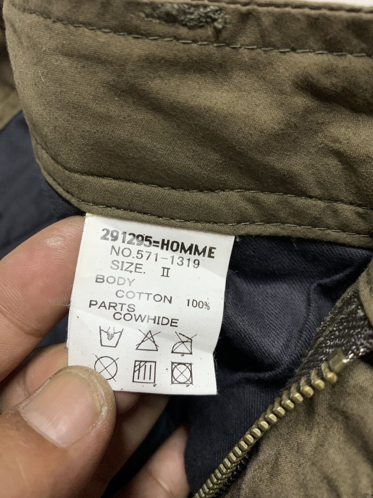 Designer 291285= HOMME multi pocket cargo pants Size US 33 - 18 Thumbnail