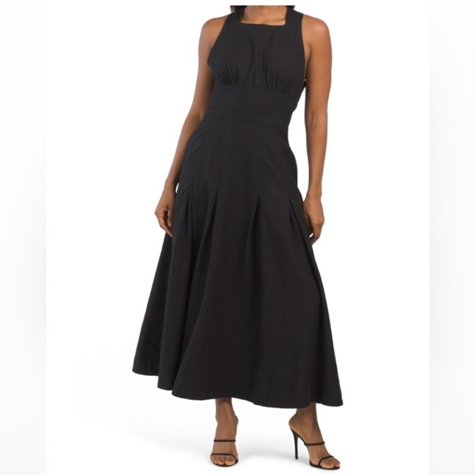 Rachel Zoe 🎉LAST PIECE 🎉RACHEL ZOE Linen Blend Cross Back Maxi Dress Size XL / US 12-14 / IT 48-50 - 3 Thumbnail