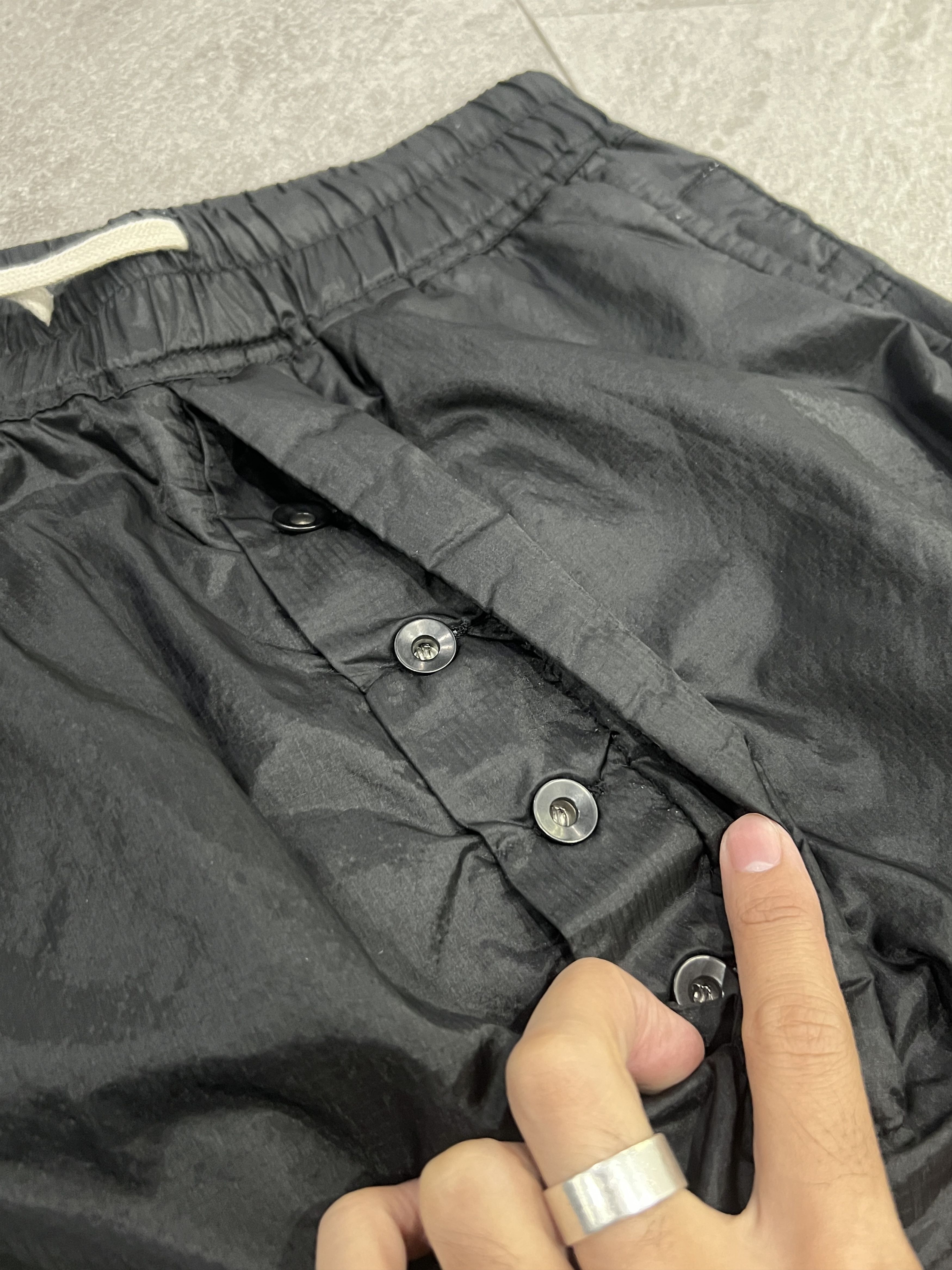 Rick Owens Drkshdw Rick Owens DRKSHDW Padded Drop Crotch Trousers Size US 30 / EU 46 - 4 Thumbnail