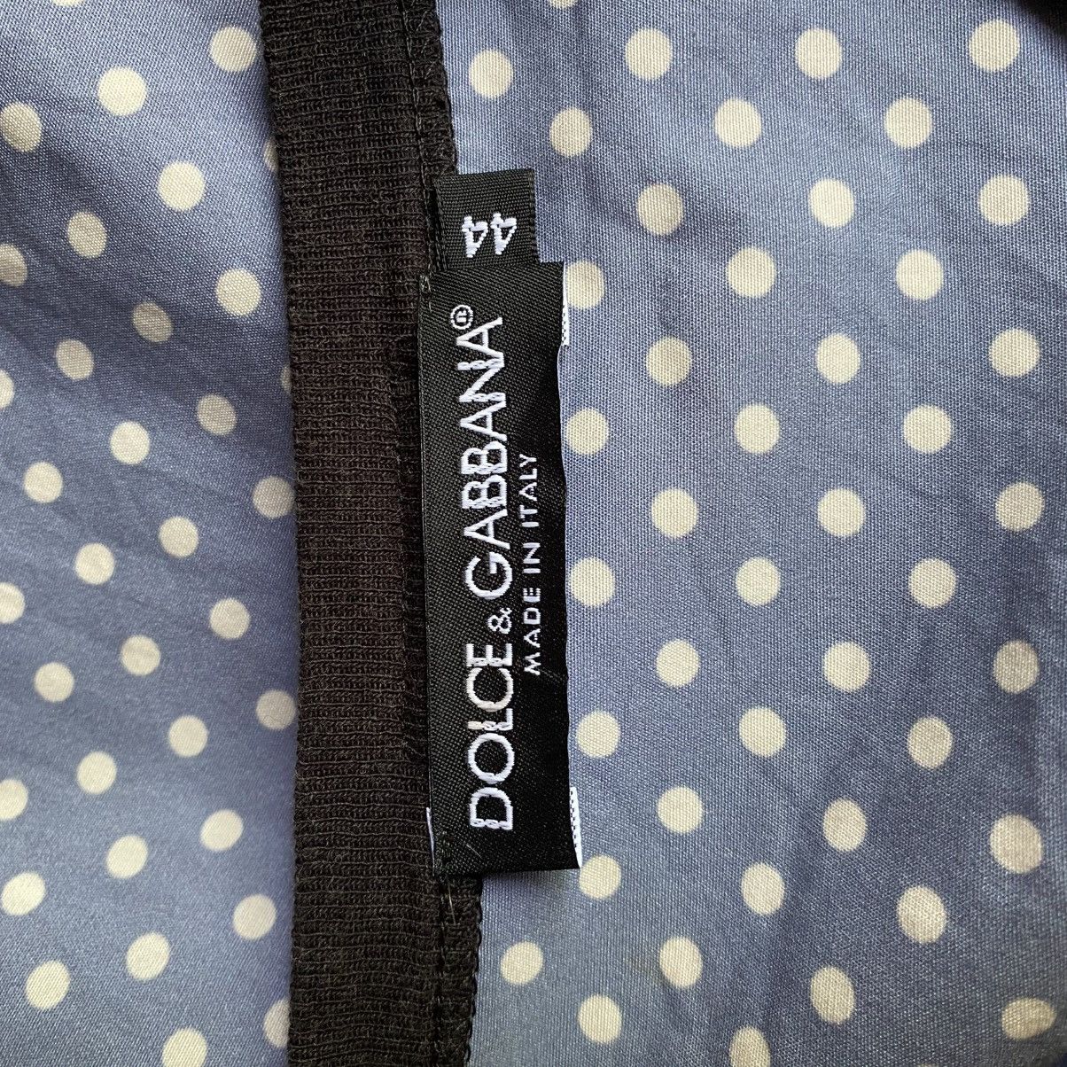 Dolce & Gabbana Dolce & GABBANA Blue Pinup Girl Polka Dot Sicily Print Tee Size M / US 6-8 / IT 42-44 - 10 Thumbnail