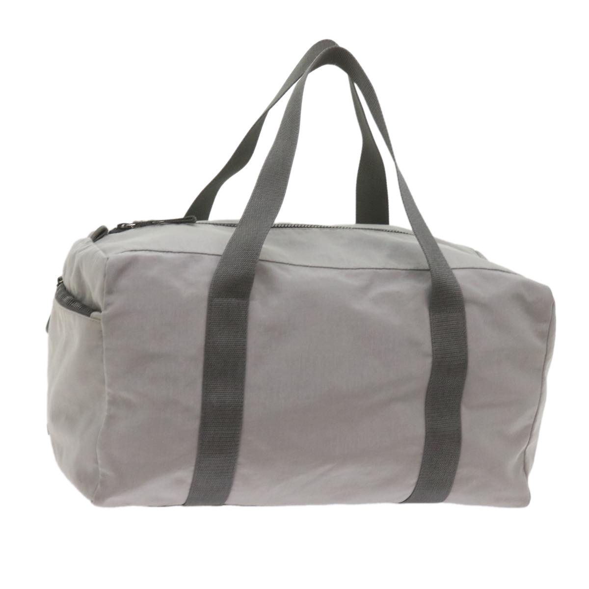 image of Prada Sports Boston Bag Canvas Gray Auth Bs10270 in Grey, Women's