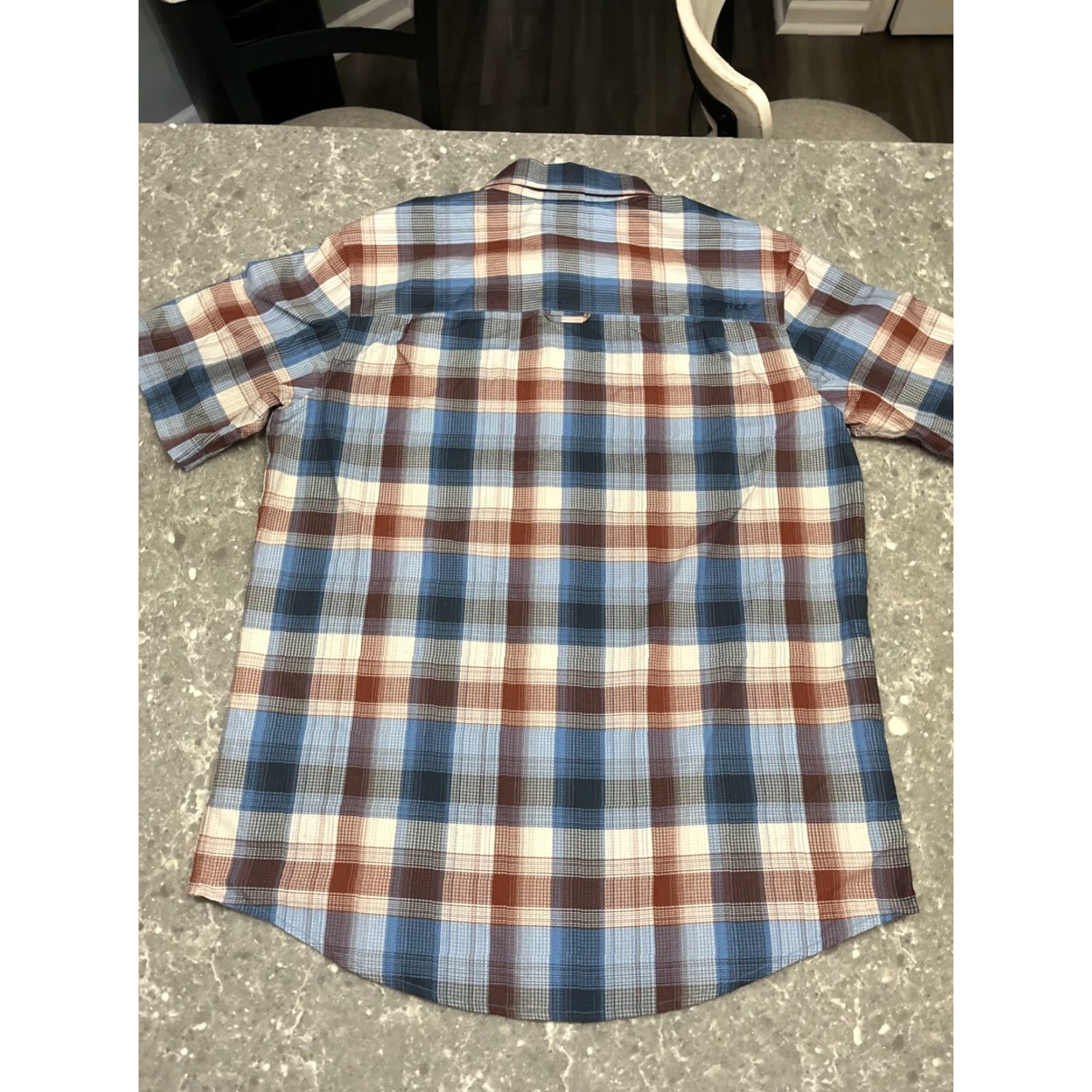 Marmot Marmot For Life Casual Plaid Short Sleeve Button-Down Shirt Men's M Hiking Size US M / EU 48-50 / 2 - 6 Thumbnail