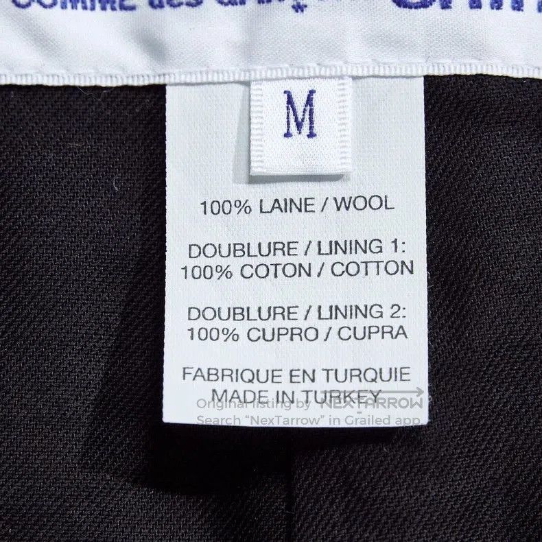 Comme des Garcons Comme des Garcons Men's Wool Blazer. Size US M / EU 48-50 / 2 - 6 Thumbnail