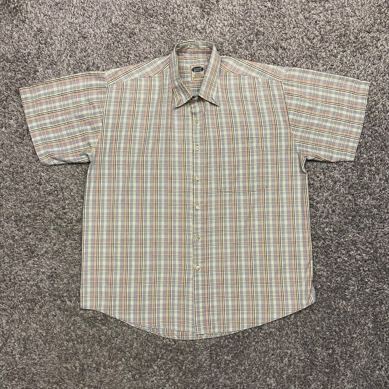Vintage Vintage Plaid Button Down Shirt 80s 90s Lightweight Check Size US L / EU 52-54 / 3 - 4 Thumbnail
