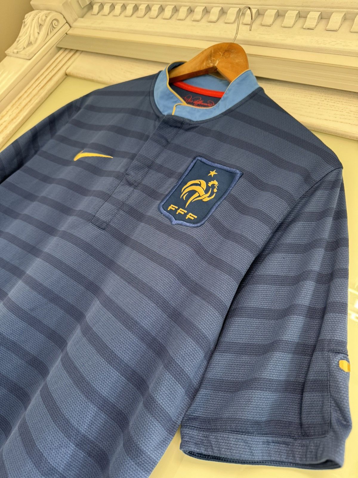 Nike France 2012-2013 Home Soccer Jersey Football Shirt Kit Size US L / EU 52-54 / 3 - 6 Thumbnail