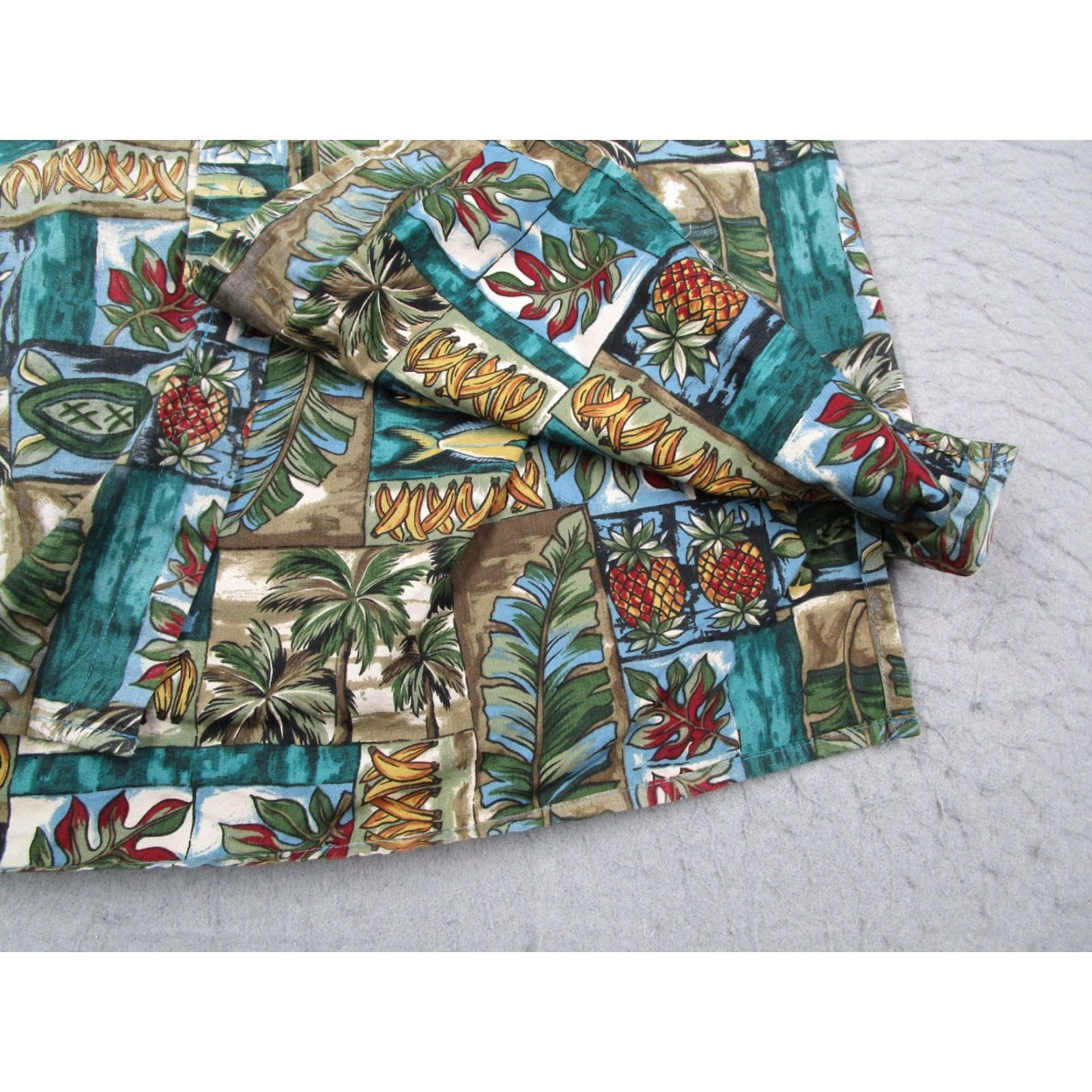 Reyn Spooner VINTAGE Reyn Spooner Shirt Mens Large Pineapple Palm Hawaiian Aloha Button Up Size US L / EU 52-54 / 3 - 4 Thumbnail