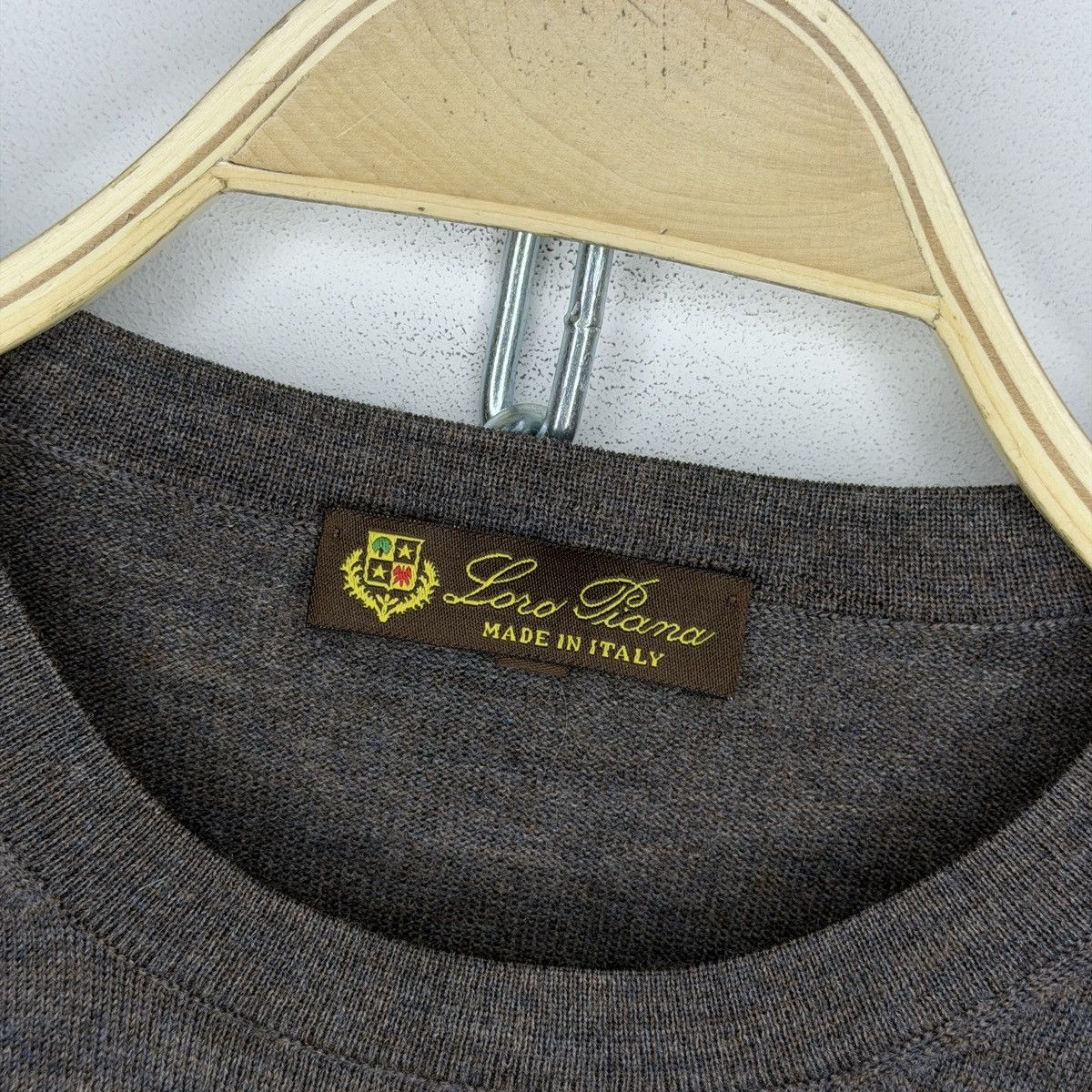 Loro Piana Loro Piana Mens Sweater Jumper Wool L Grey Size US L / EU 52-54 / 3 - 5 Thumbnail