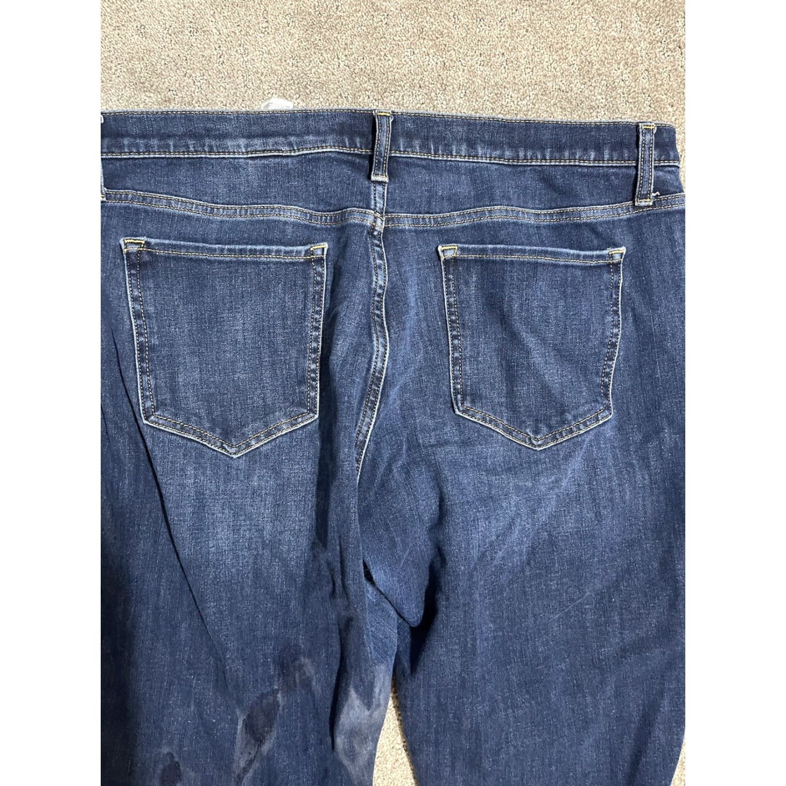 Banana Republic VINTAGE Banana Republic Premium Denim Mid-Rise Skinny Jeans Size 33 Raw Hem Women Jeans Slim Blue Cotton Polyester Denin 27in Inseam 8.5-10.5in2025 Size 24" / US 00 / IT 34 - 4 Thumbnail