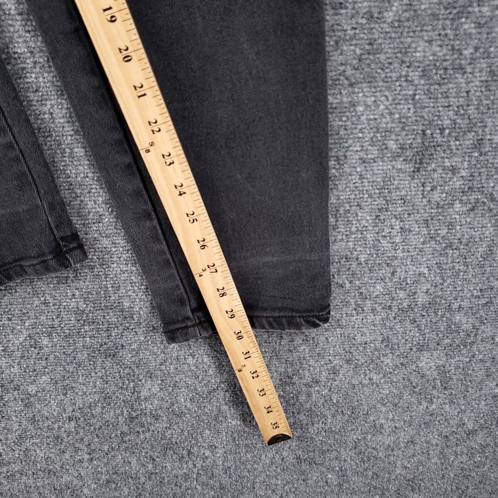 Jordache VINTAGE Jordache Jeans Womens Size 30 Gray Skinny Stretch High Rise Dark Wash Denim Size 30" / US 8 / IT 44 - 5 Thumbnail