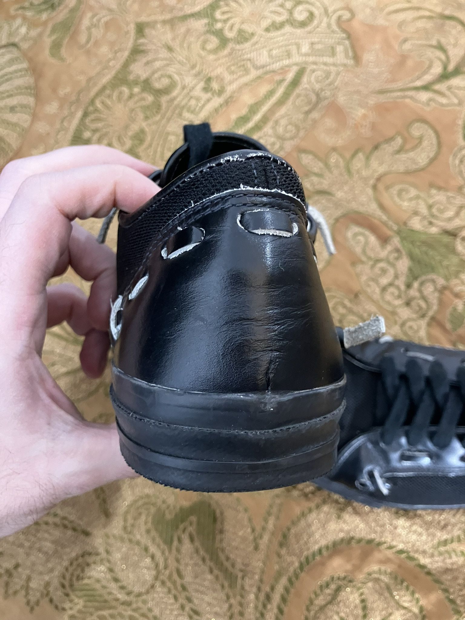 Comme des Garcons Comme des Garçons Black Deconstructed Leather | EU 41 Size US 11 / IT 41 - 11 Thumbnail