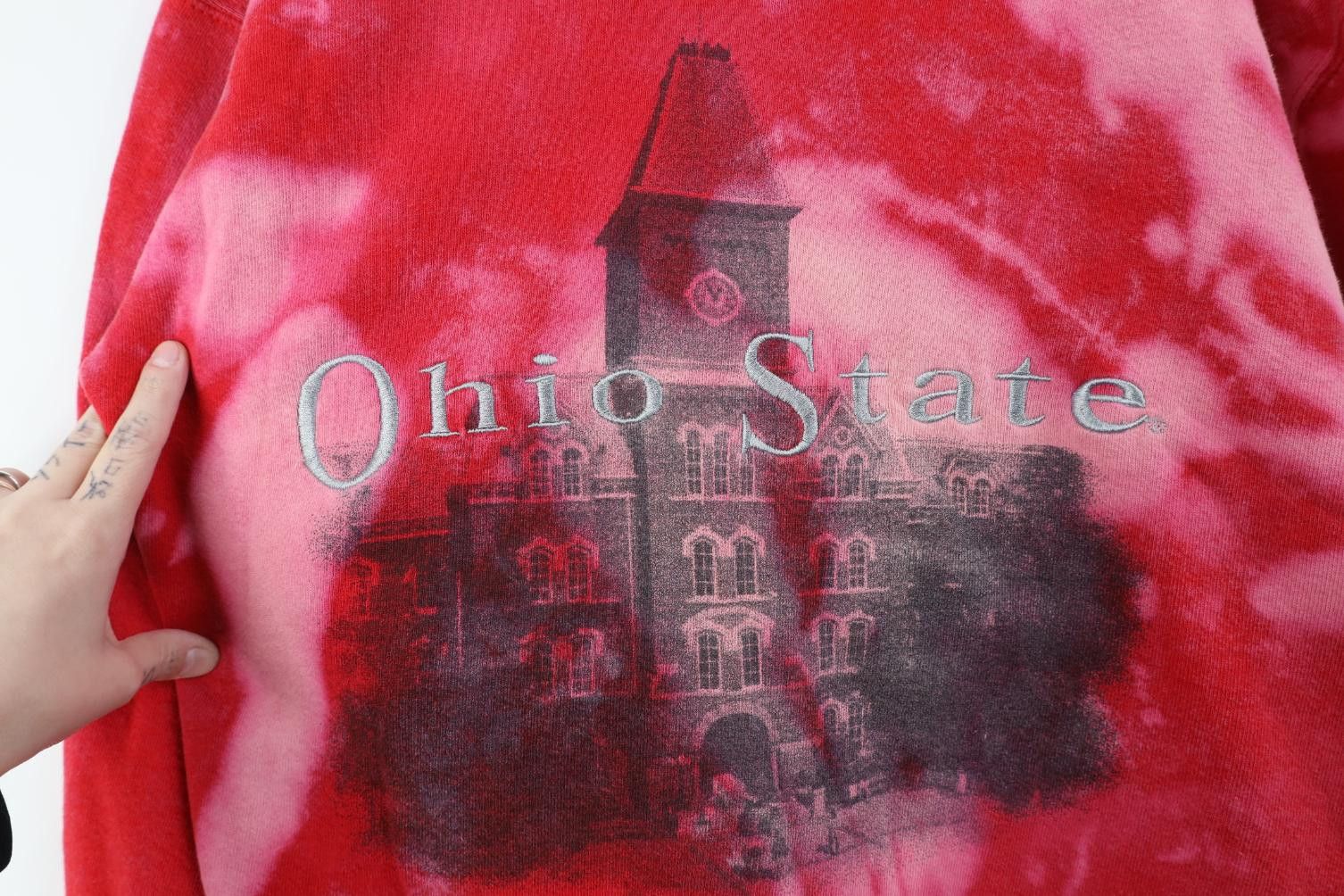Vintage Vintage 90s Ohio State University Crewneck Sweatshirt USA Size M / US 6-8 / IT 42-44 - 4 Thumbnail