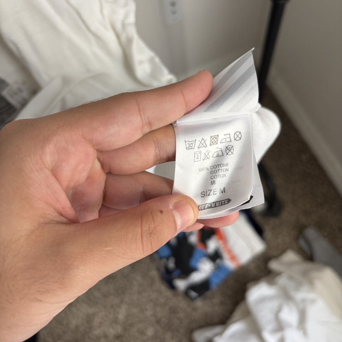 Off-White Off White FW15 Hail Mary Abloh Football Mens M Oversized Tee Size US M / EU 48-50 / 2 - 7 Thumbnail