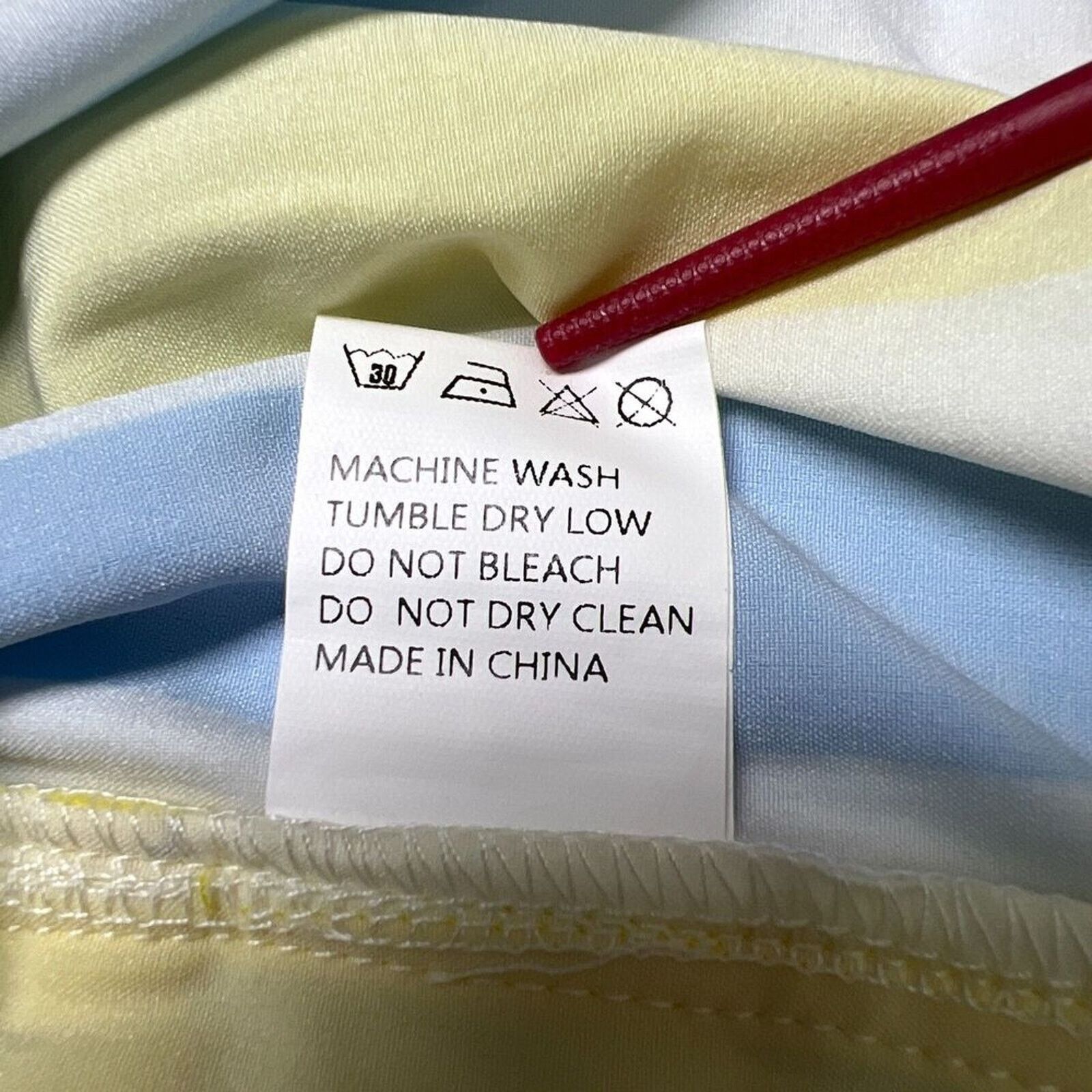 Other Junk In Your Trunks Swim Shorts Yellow Blue Stripe Size M Size US 33 - 8 Thumbnail