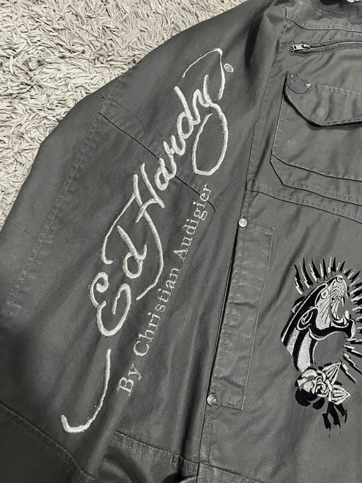 Christian Audigier × Ed Hardy × Vintage Rare Vintage Ed Hardy Jacket Christian Audigier Opium Size US XL / EU 56 / 4 - 2 Thumbnail