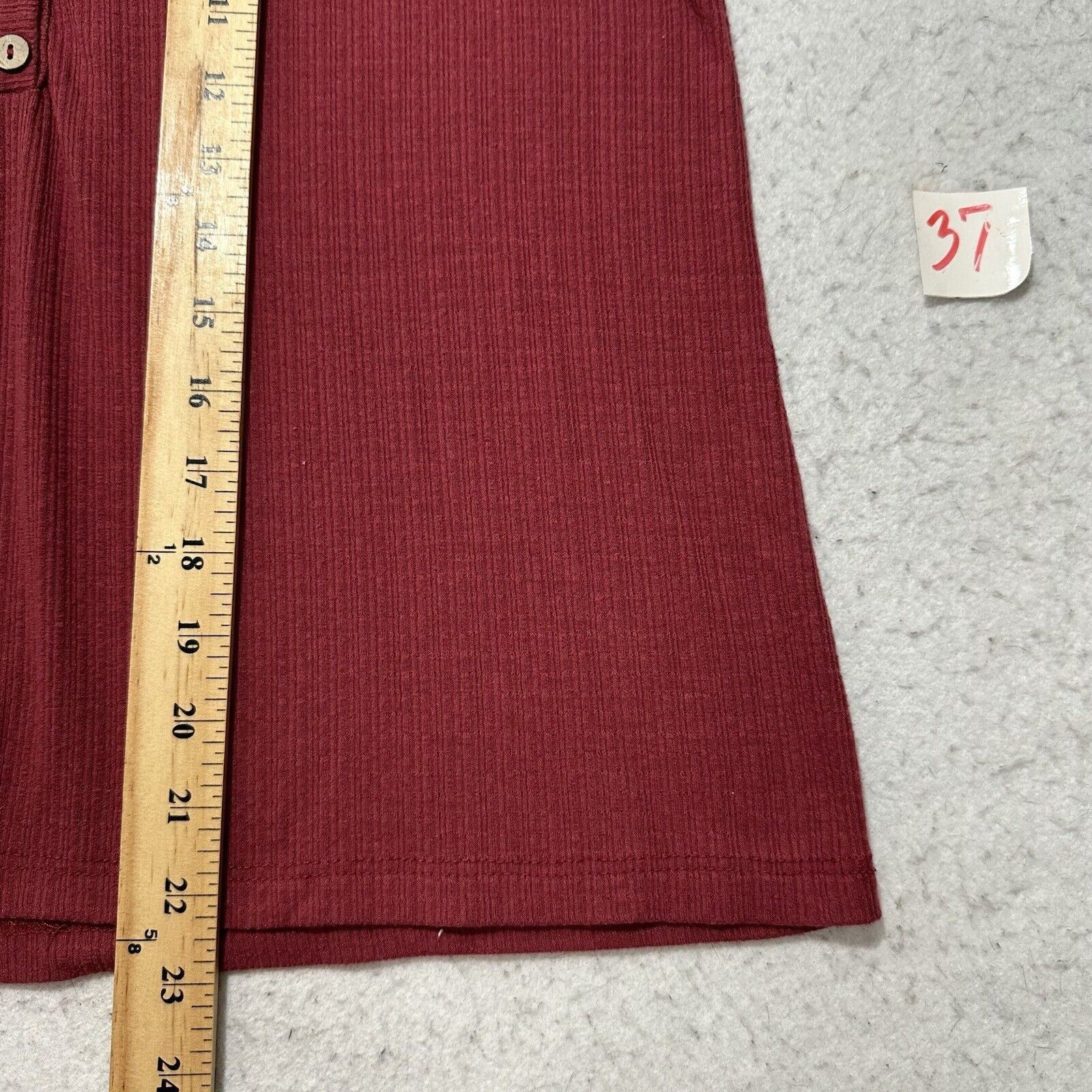 Other Tiny Willow M/L Halter V-Neck Tank Top Maroon Red Blouse Size L / US 10 / IT 46 - 8 Thumbnail