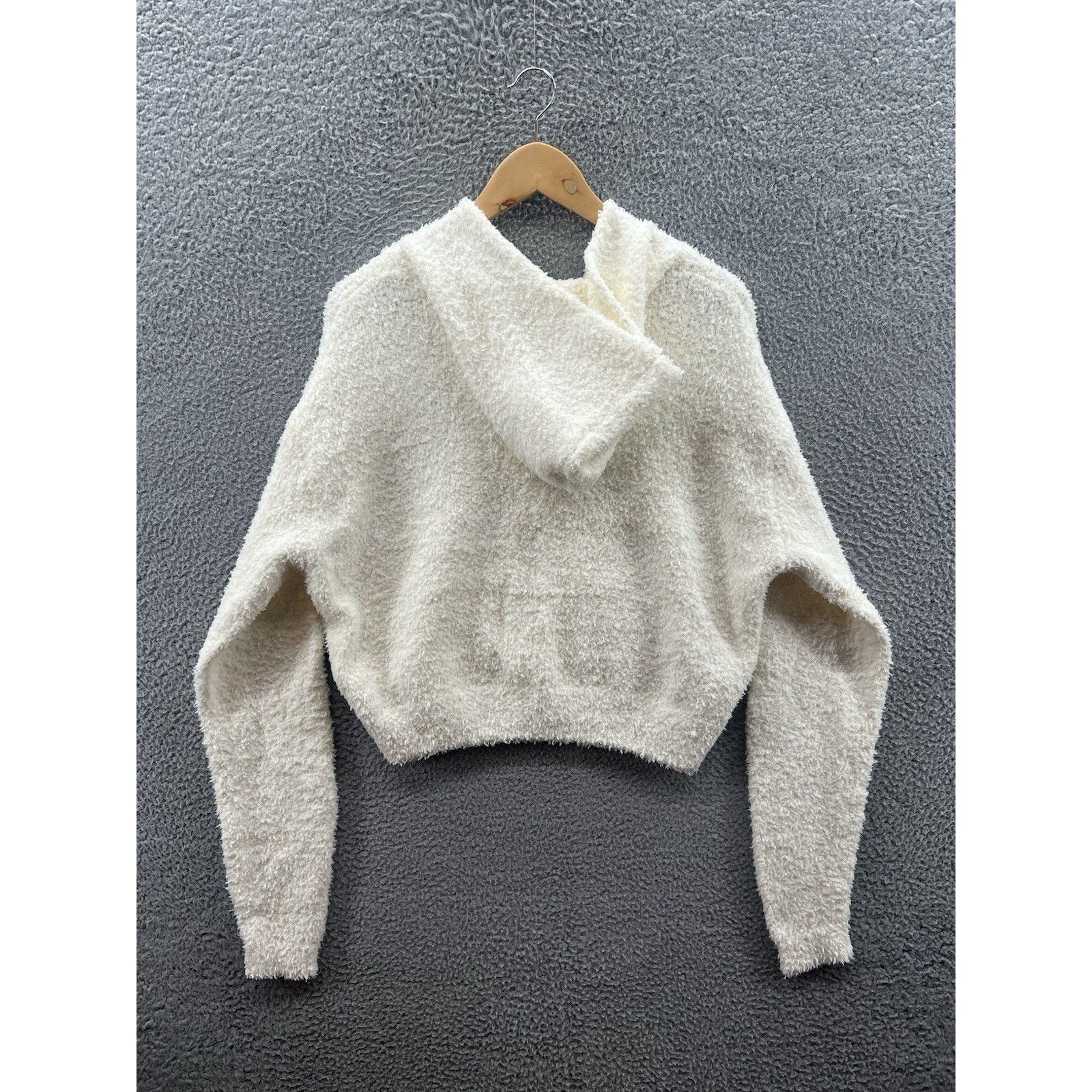 SKIMS Skims Fuzzy Fleece Teddy Bear Full Sweatshirt Women’s Large Size L / US 10 / IT 46 - 2 Thumbnail