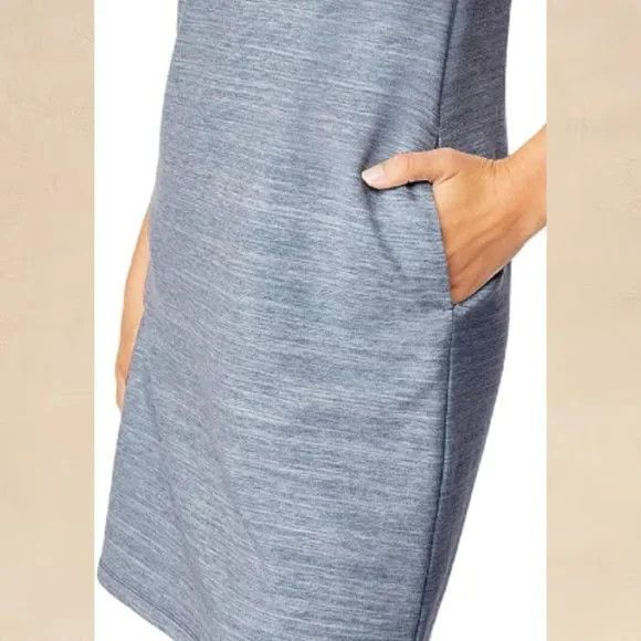 Other 32 Degrees Womens M Gray Shirt Dress Cozy Fleece Lined Soft Size M / US 6-8 / IT 42-44 - 4 Thumbnail